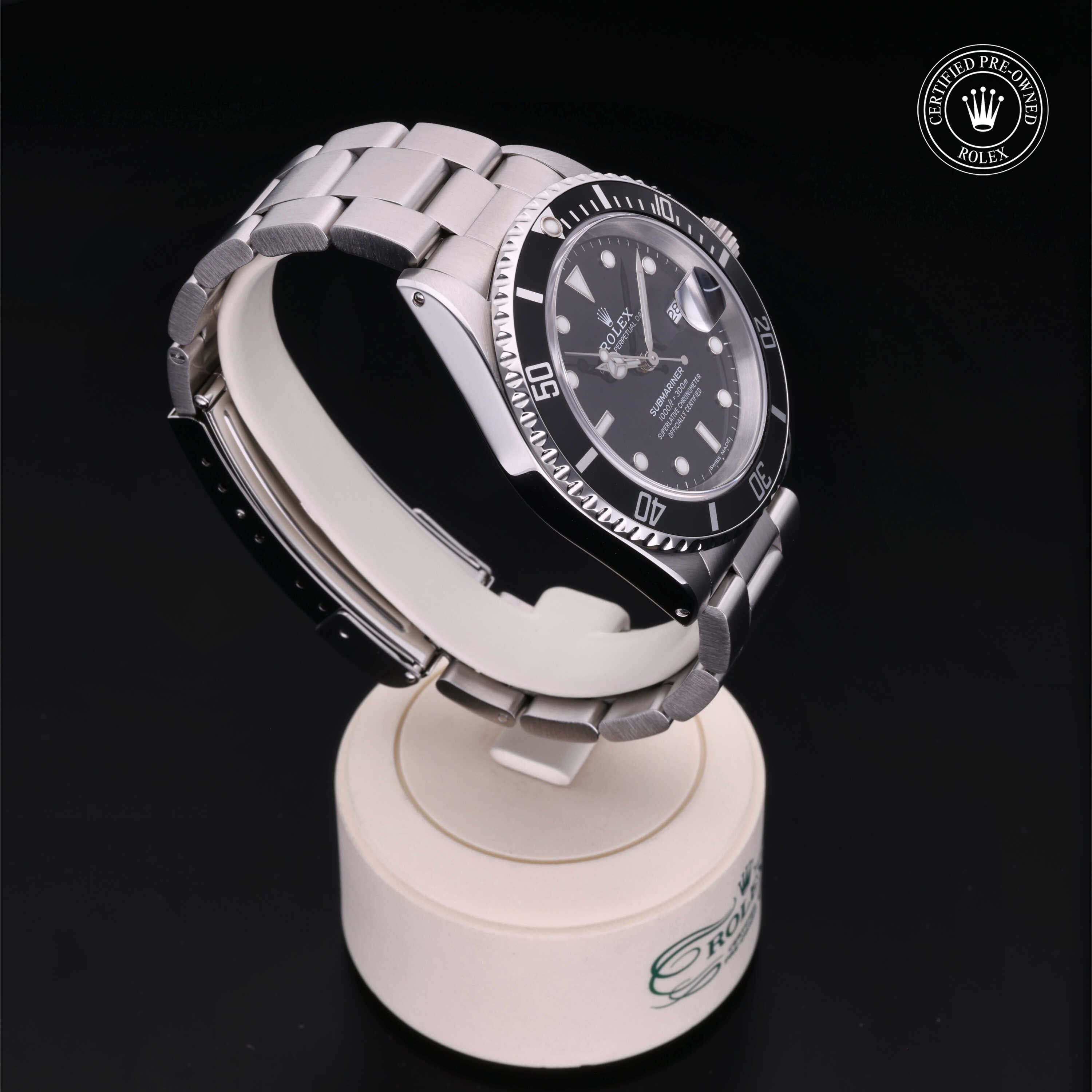 Rolex Certified Pre-Owned Submariner Date 40mm 16610 N397995 - 360° view