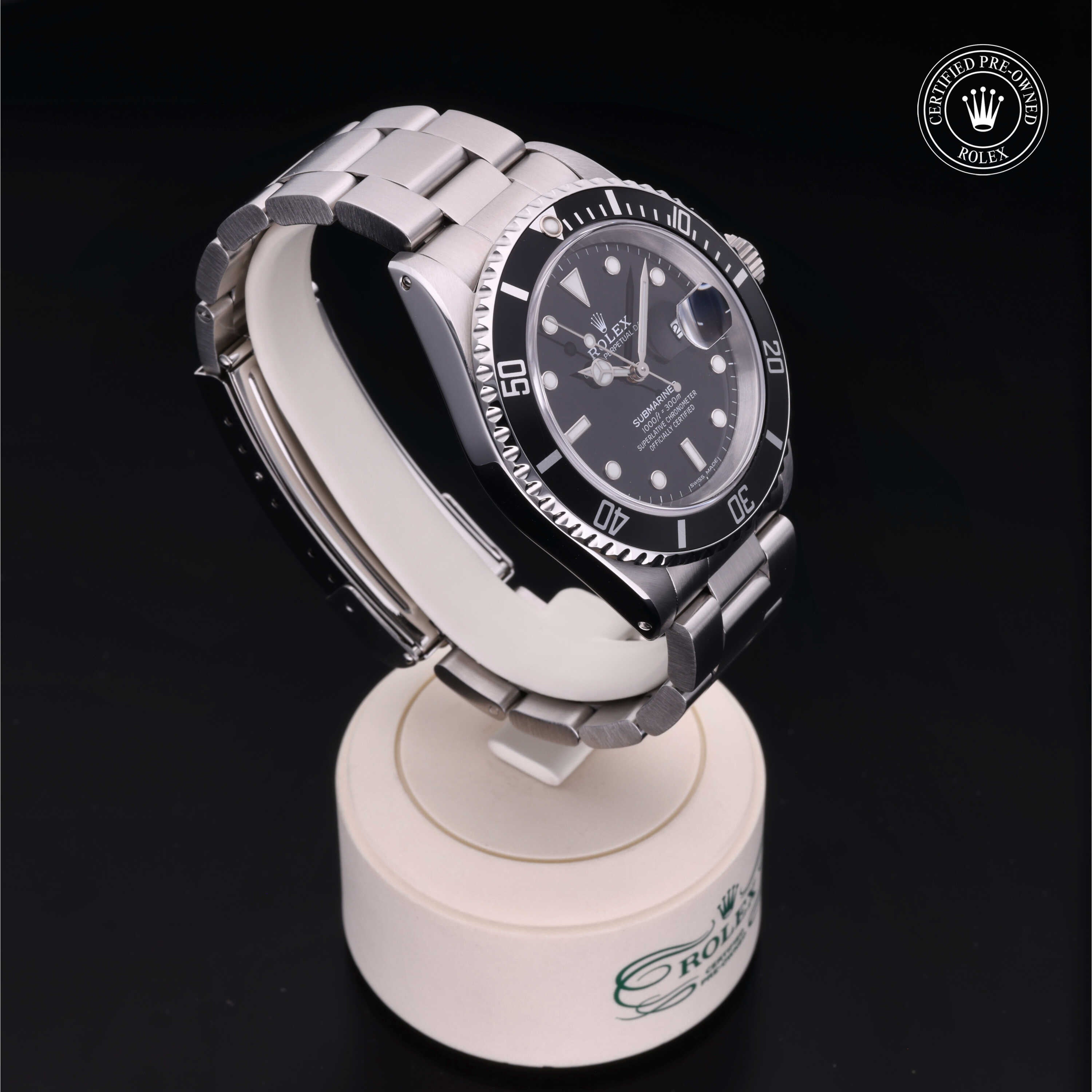 Rolex Certified Pre-Owned Submariner Date 40mm 16610 N397995 - 360° view