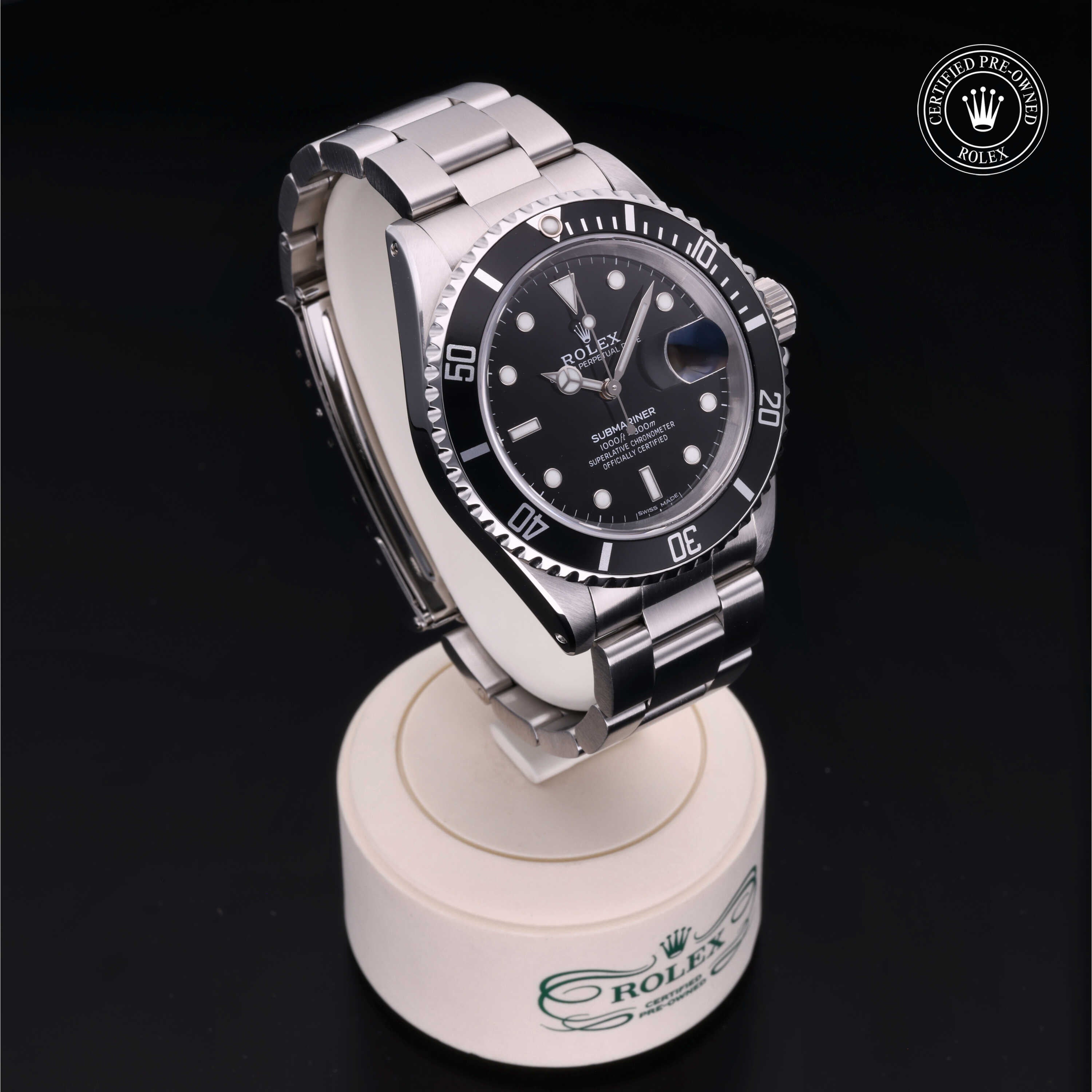 Rolex Certified Pre-Owned Submariner Date 40mm 16610 N397995 - 360° view