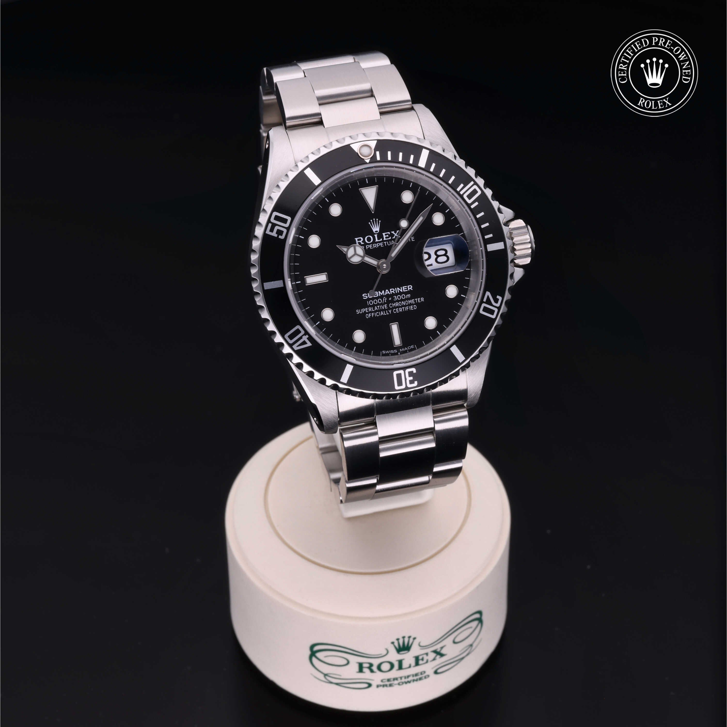 Rolex Certified Pre-Owned Submariner Date 40mm 16610 N397995 - 360° view