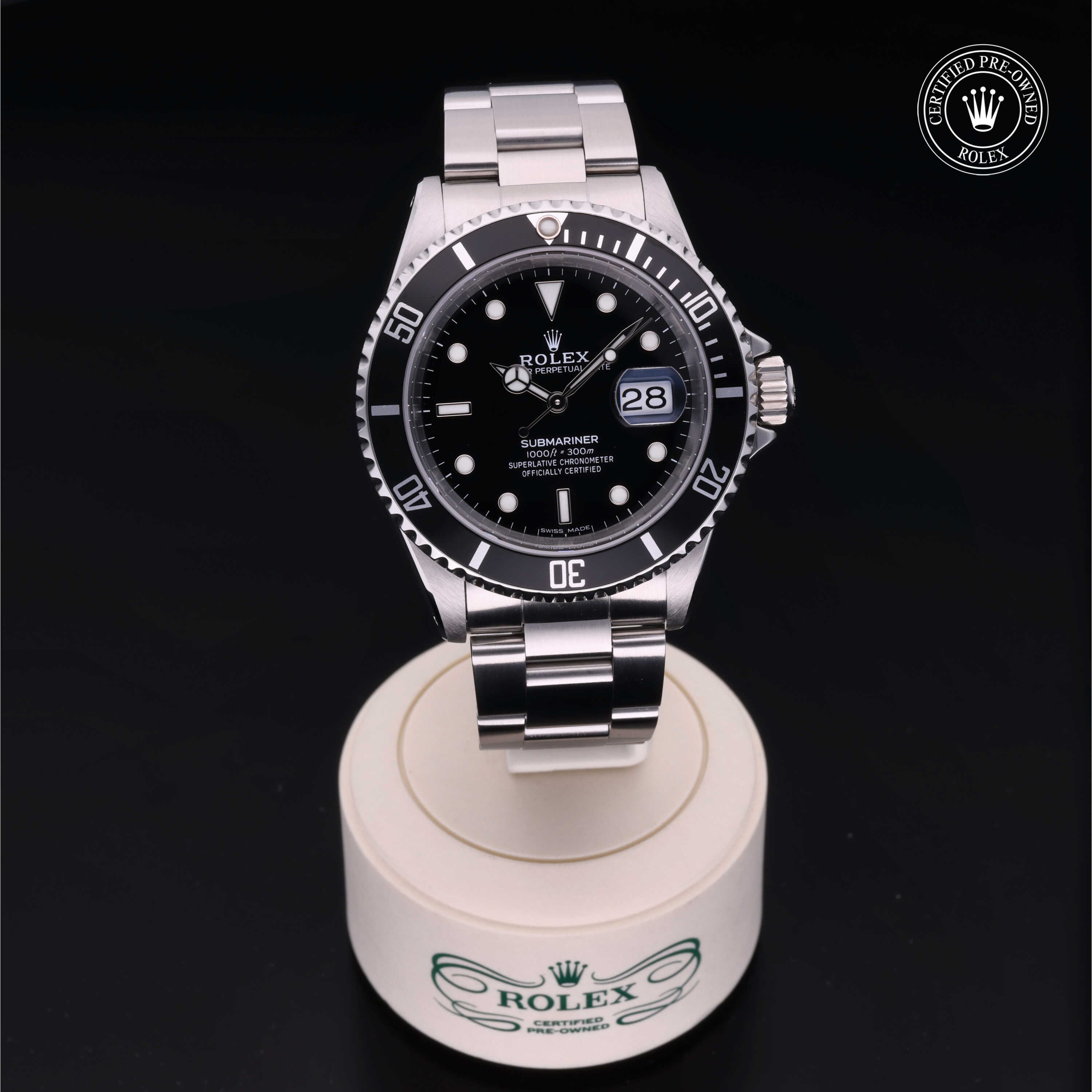 Rolex Certified Pre-Owned Submariner Date 40mm 16610 N397995 - 360° view