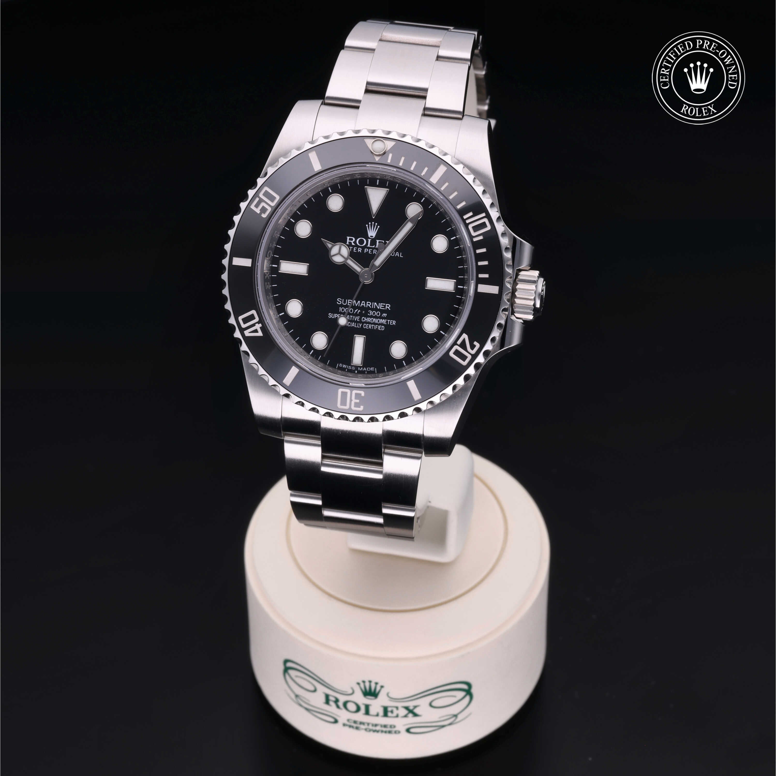 Rolex Certified Pre-Owned Submariner 40mm 114060 55N040J5 - 360° view