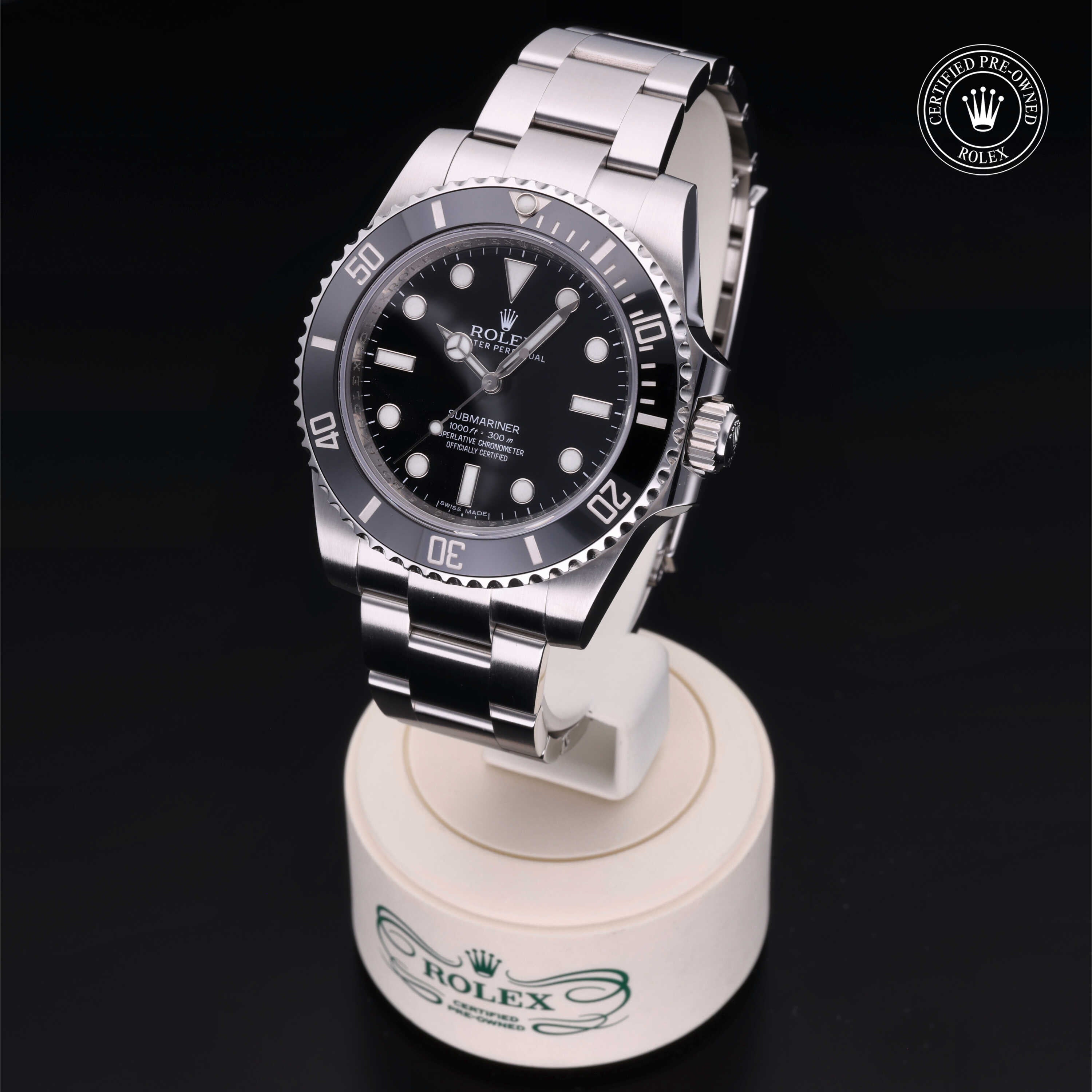 Rolex Certified Pre-Owned Submariner 40mm 114060 55N040J5 - 360° view