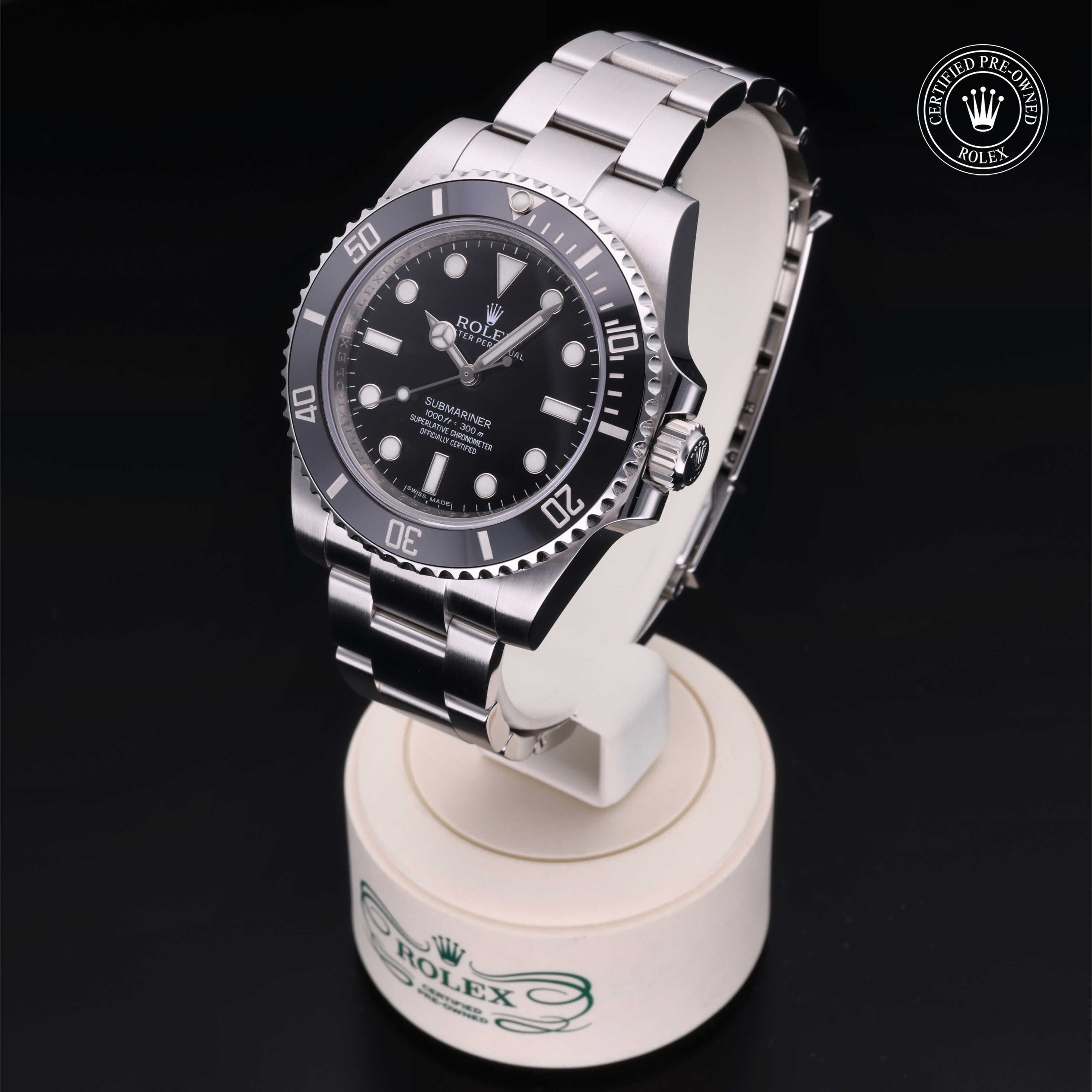 Rolex Certified Pre-Owned Submariner 40mm 114060 55N040J5 - 360° view