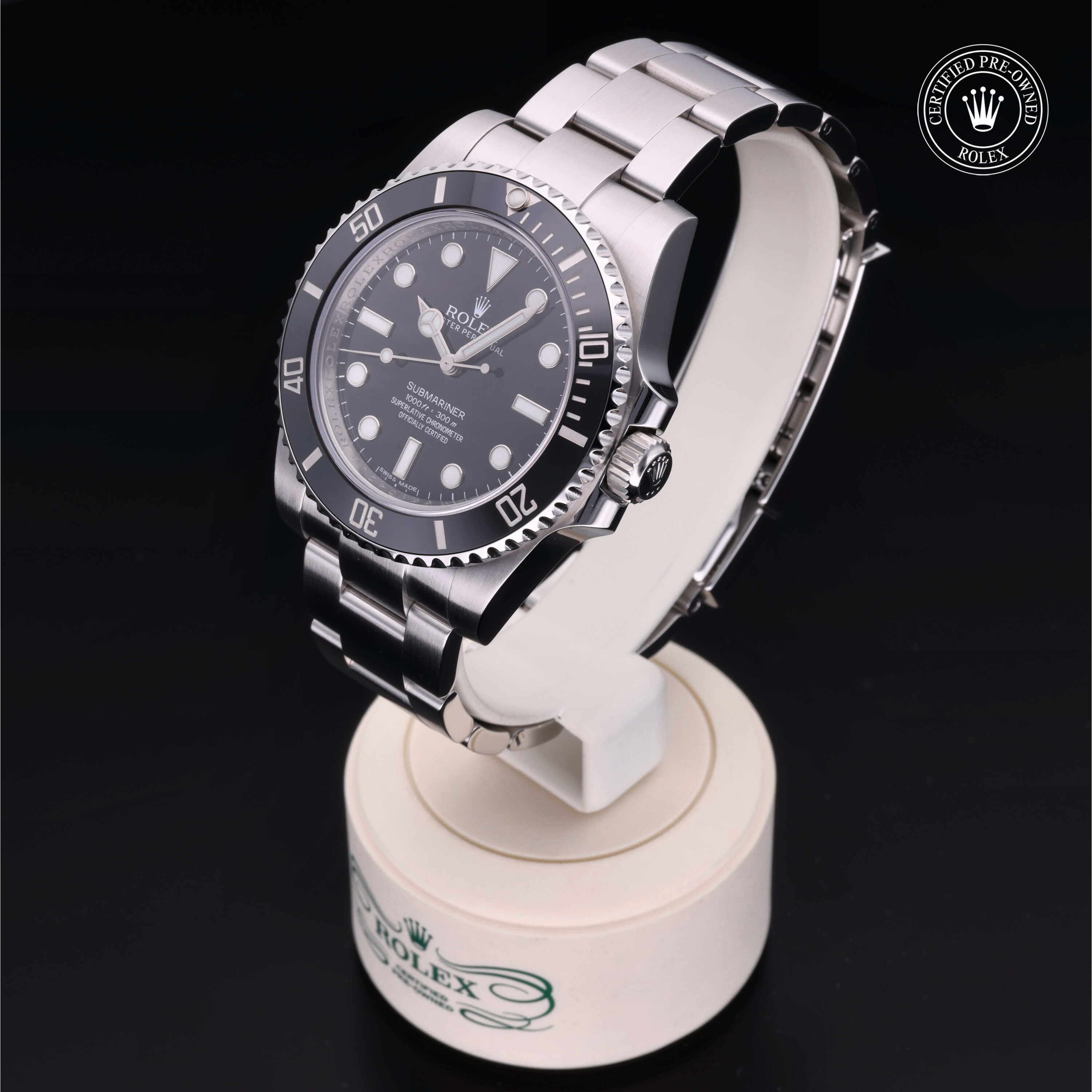 Rolex Certified Pre-Owned Submariner 40mm 114060 55N040J5 - 360° view
