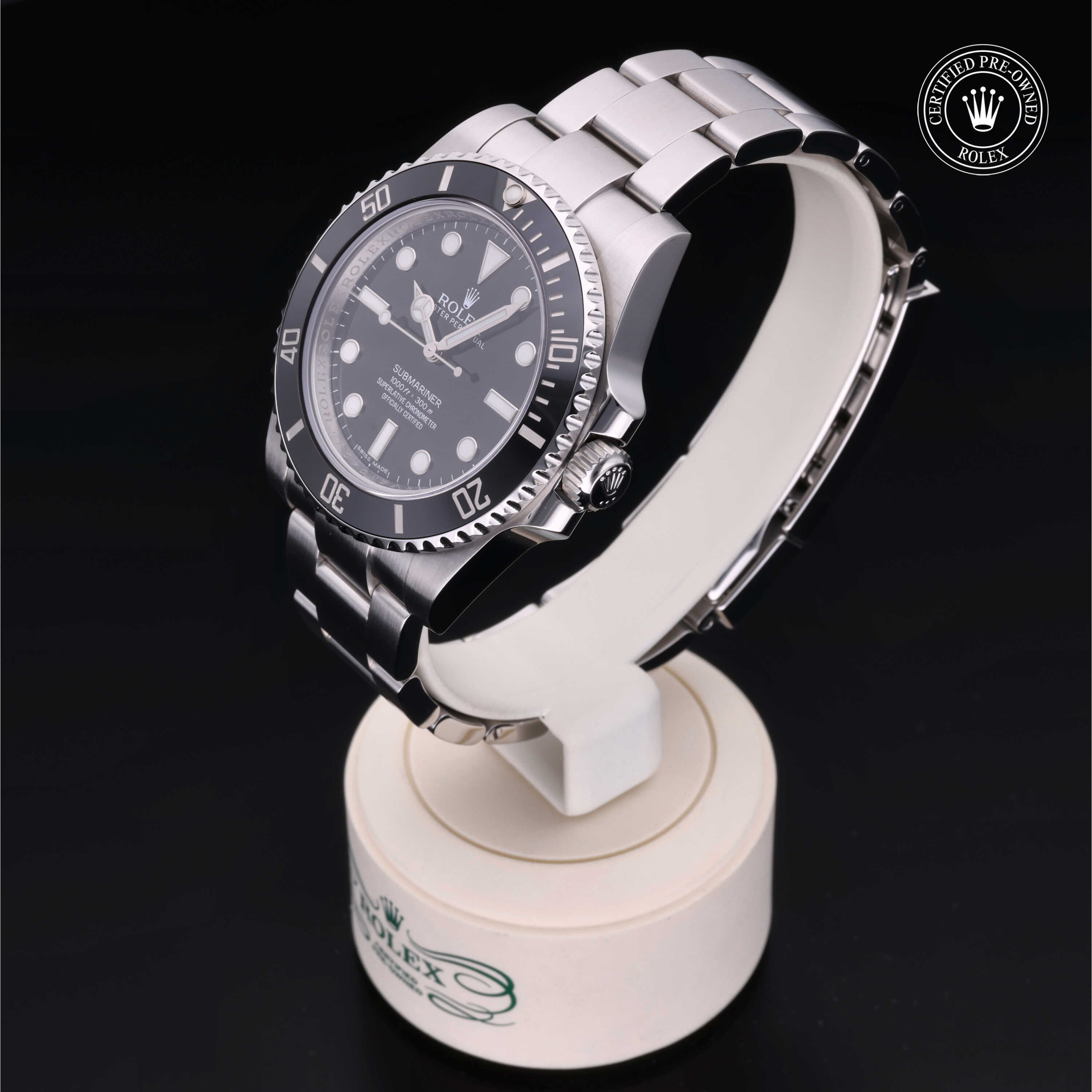Rolex Certified Pre-Owned Submariner 40mm 114060 55N040J5 - 360° view
