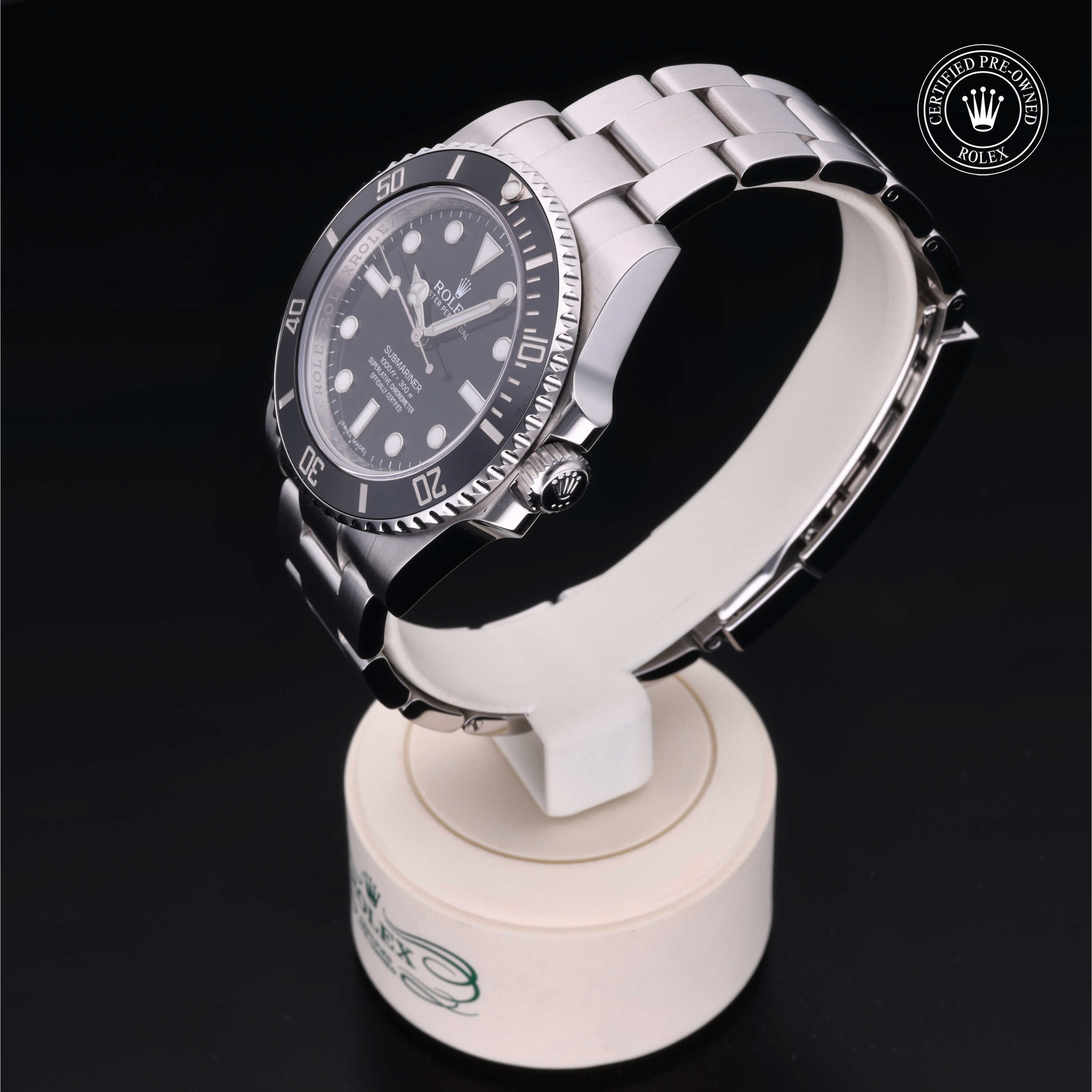 Rolex Certified Pre-Owned Submariner 40mm 114060 55N040J5 - 360° view