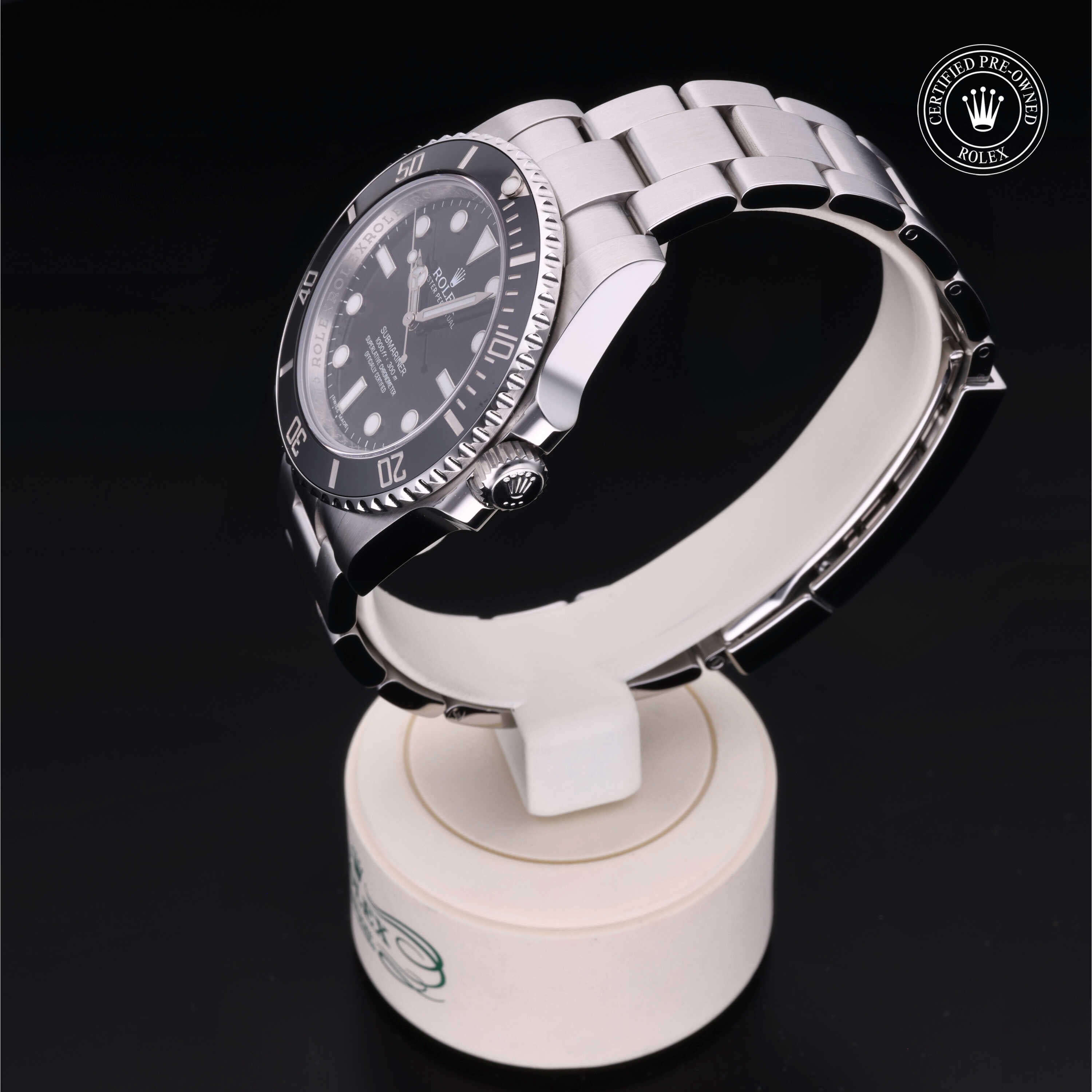 Rolex Certified Pre-Owned Submariner 40mm 114060 55N040J5 - 360° view