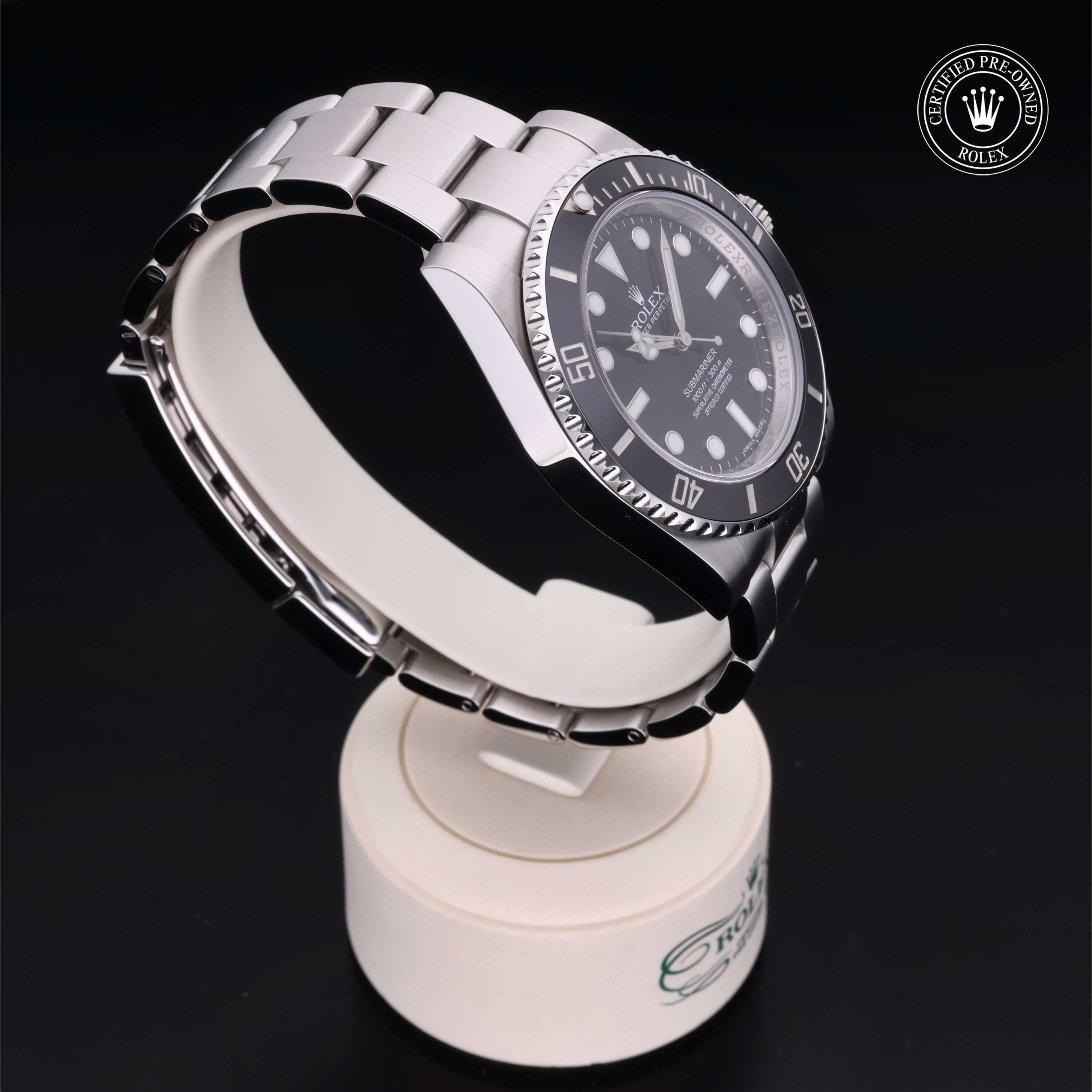 Rolex Certified Pre-Owned Submariner 40mm 114060 55N040J5 - 360° view