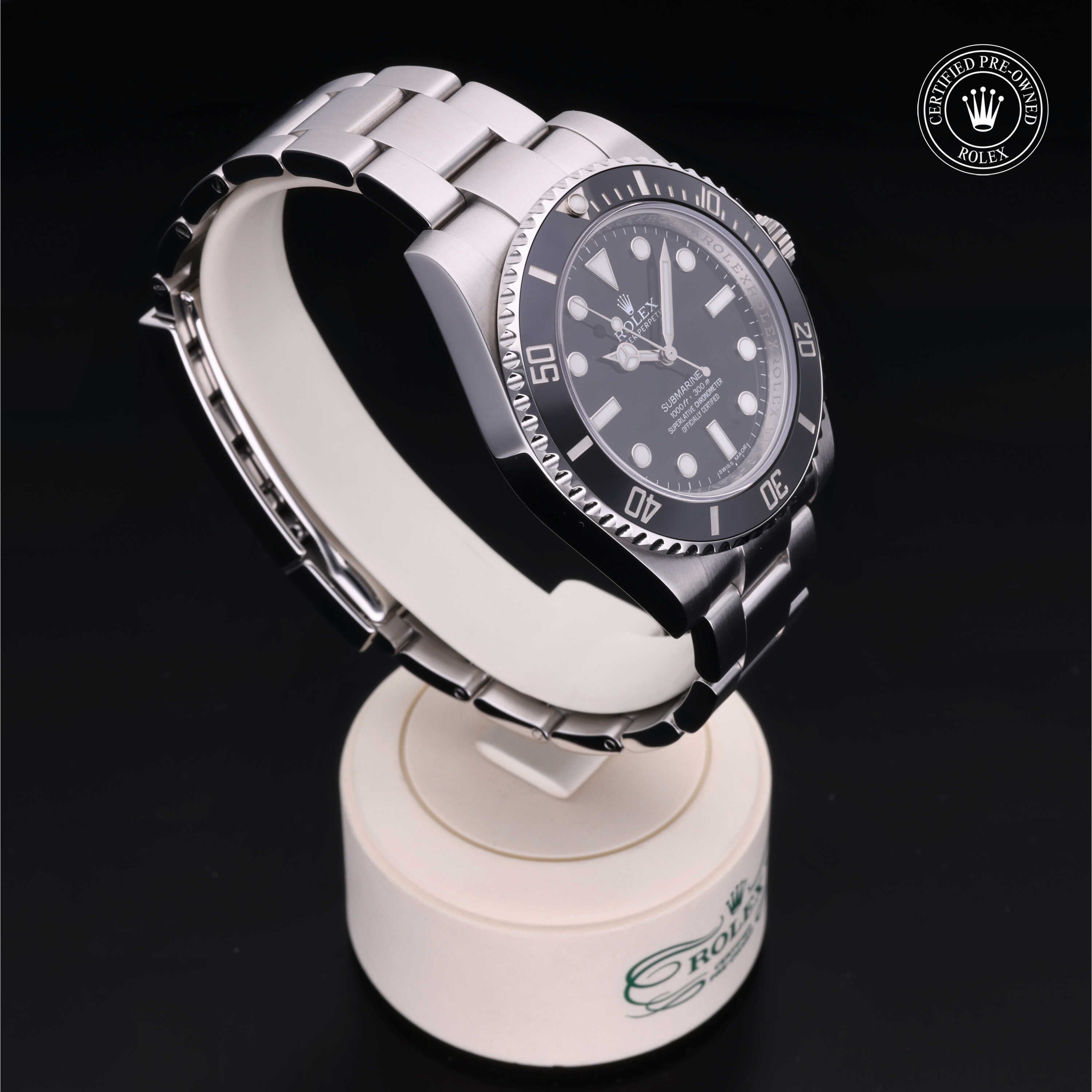 Rolex Certified Pre-Owned Submariner 40mm 114060 55N040J5 - 360° view
