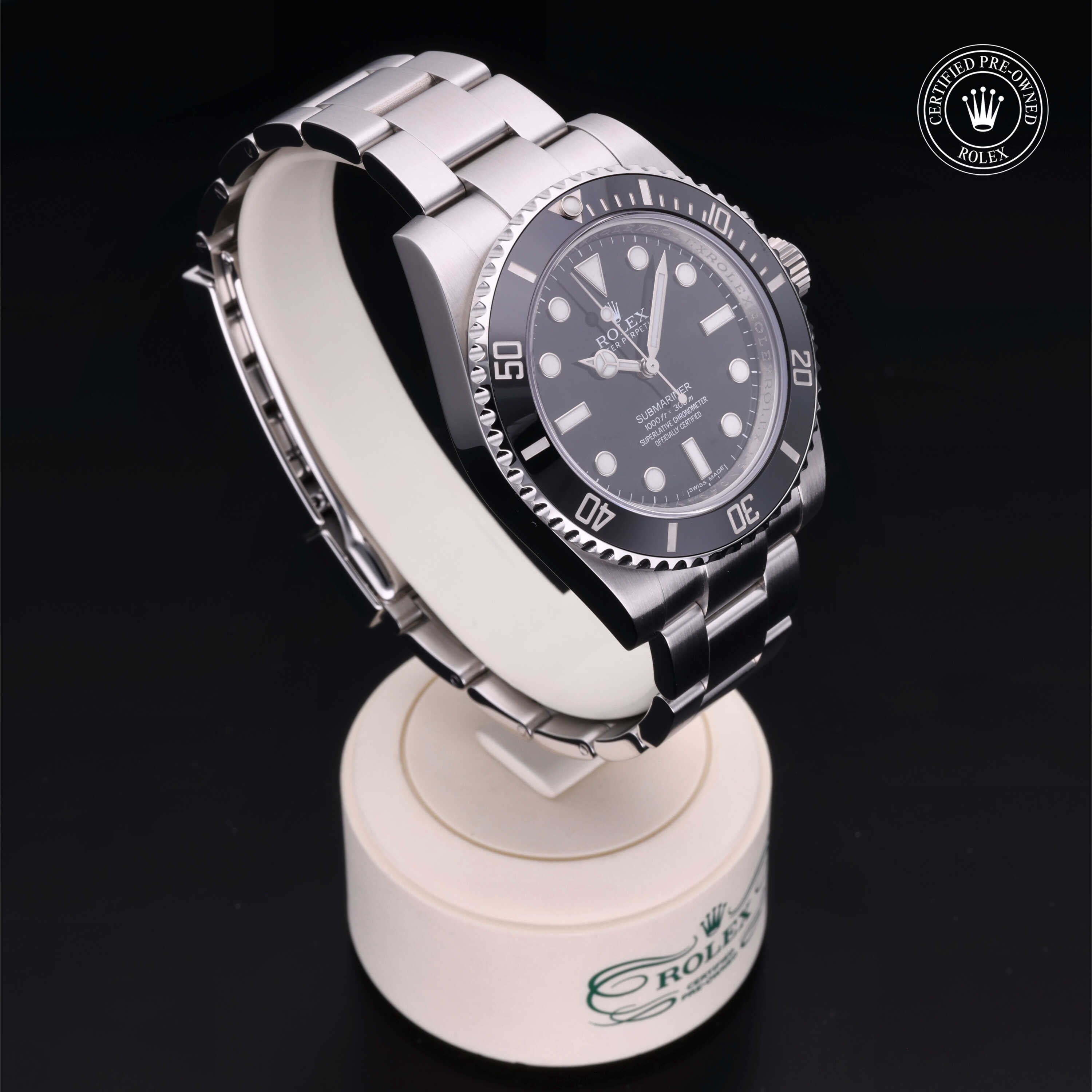 Rolex Certified Pre-Owned Submariner 40mm 114060 55N040J5 - 360° view