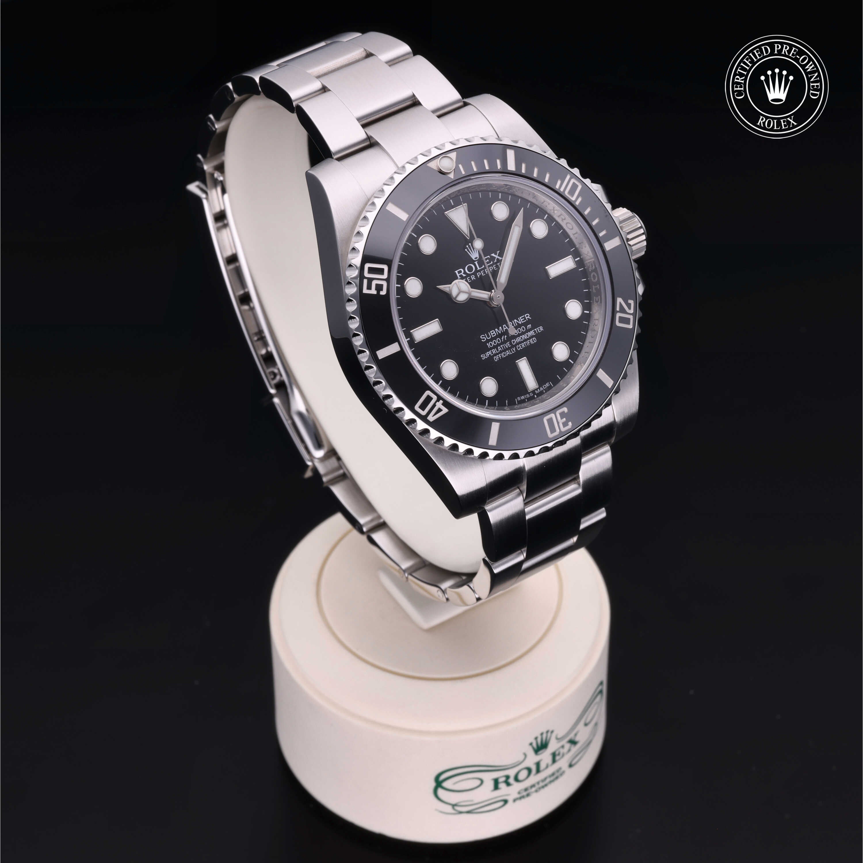 Rolex Certified Pre-Owned Submariner 40mm 114060 55N040J5 - 360° view