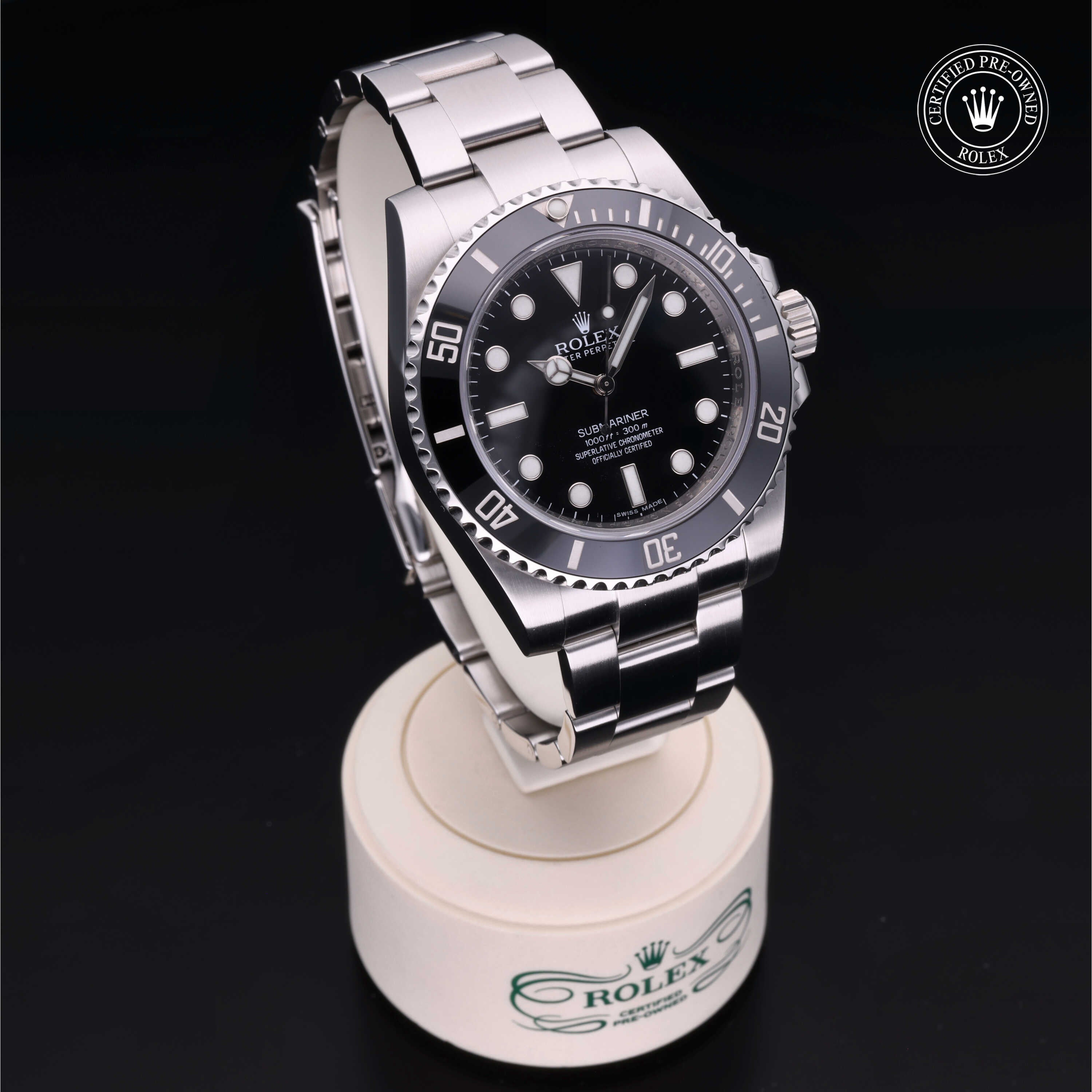 Rolex Certified Pre-Owned Submariner 40mm 114060 55N040J5 - 360° view