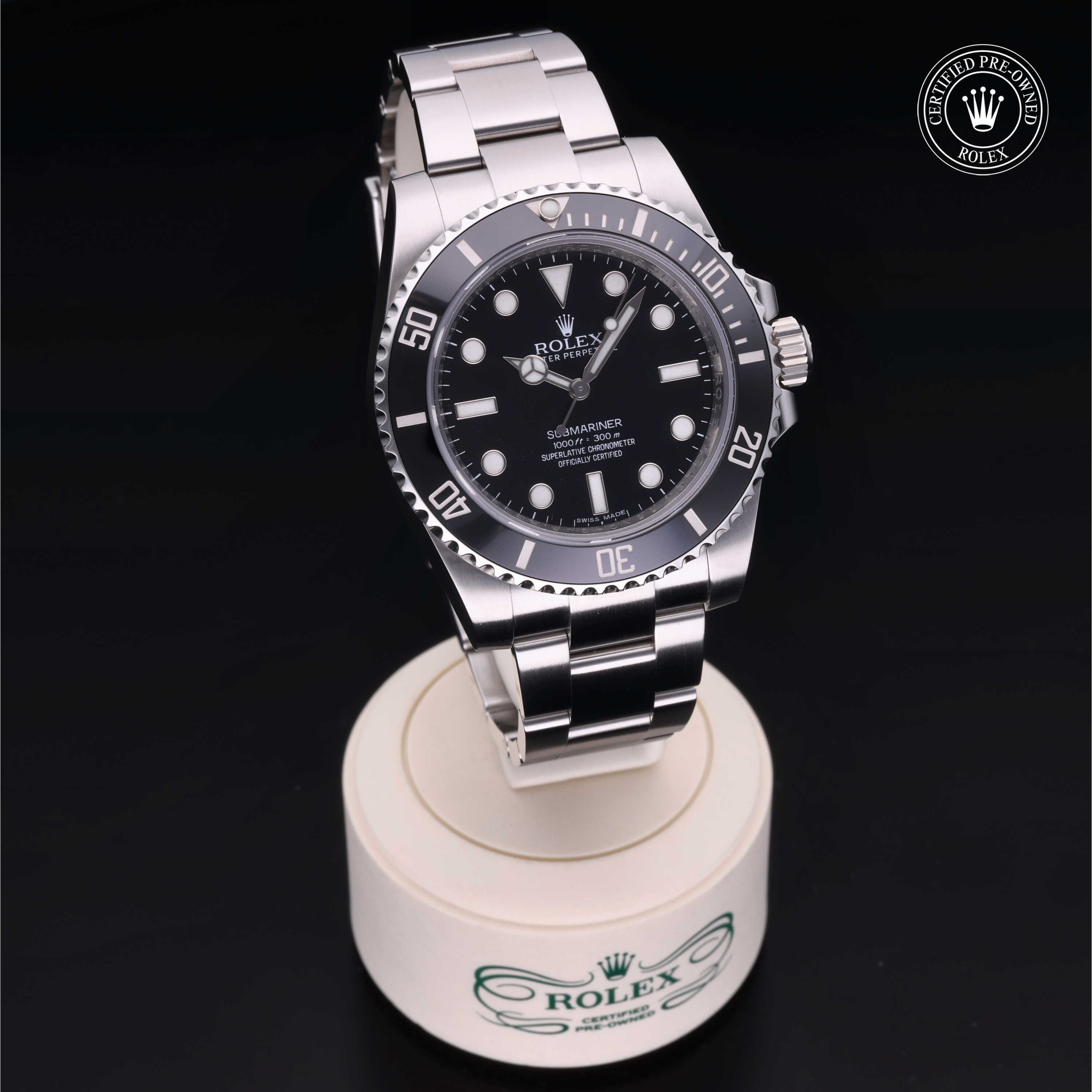 Rolex Certified Pre-Owned Submariner 40mm 114060 55N040J5 - 360° view
