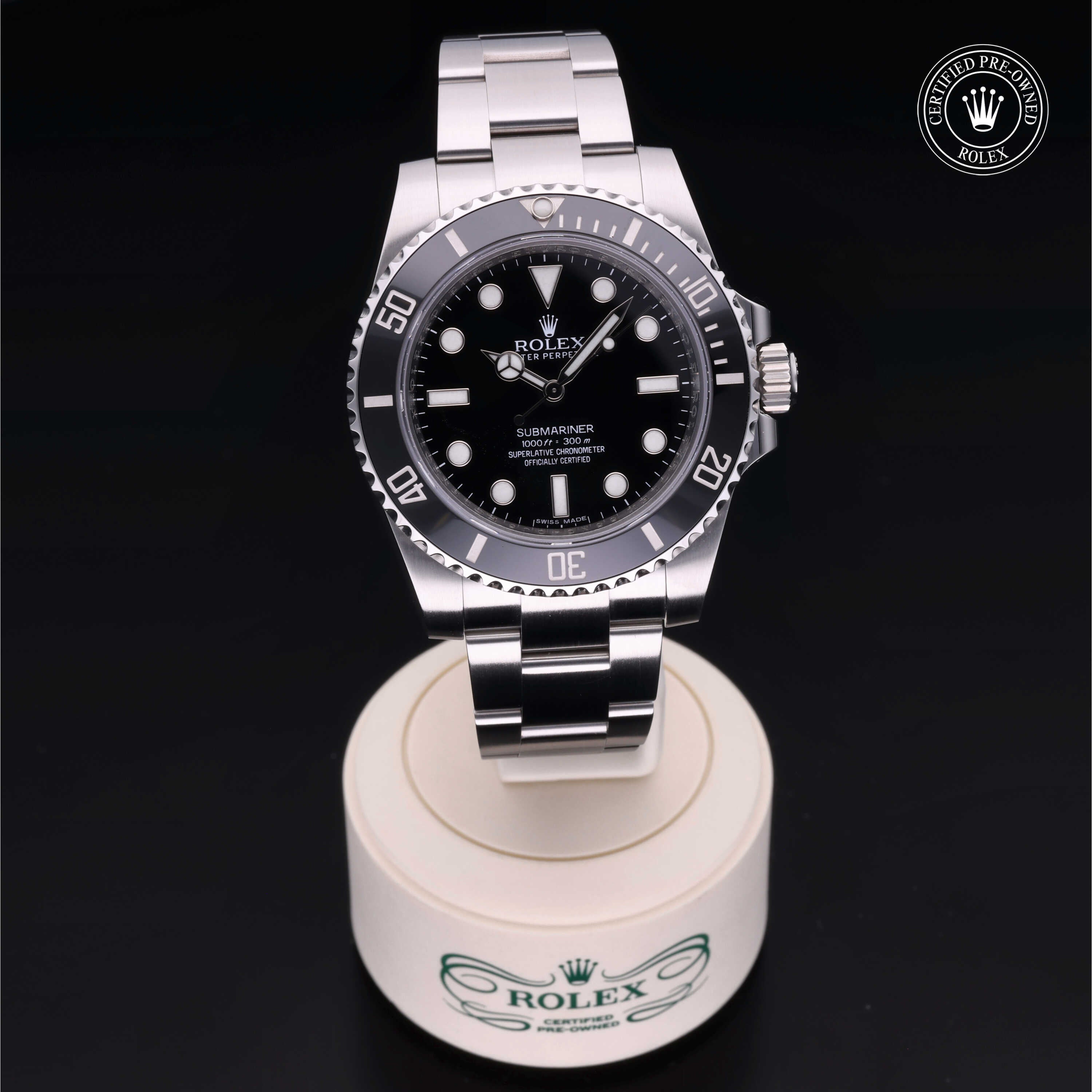 Rolex Certified Pre-Owned Submariner 40mm 114060 55N040J5 - 360° view