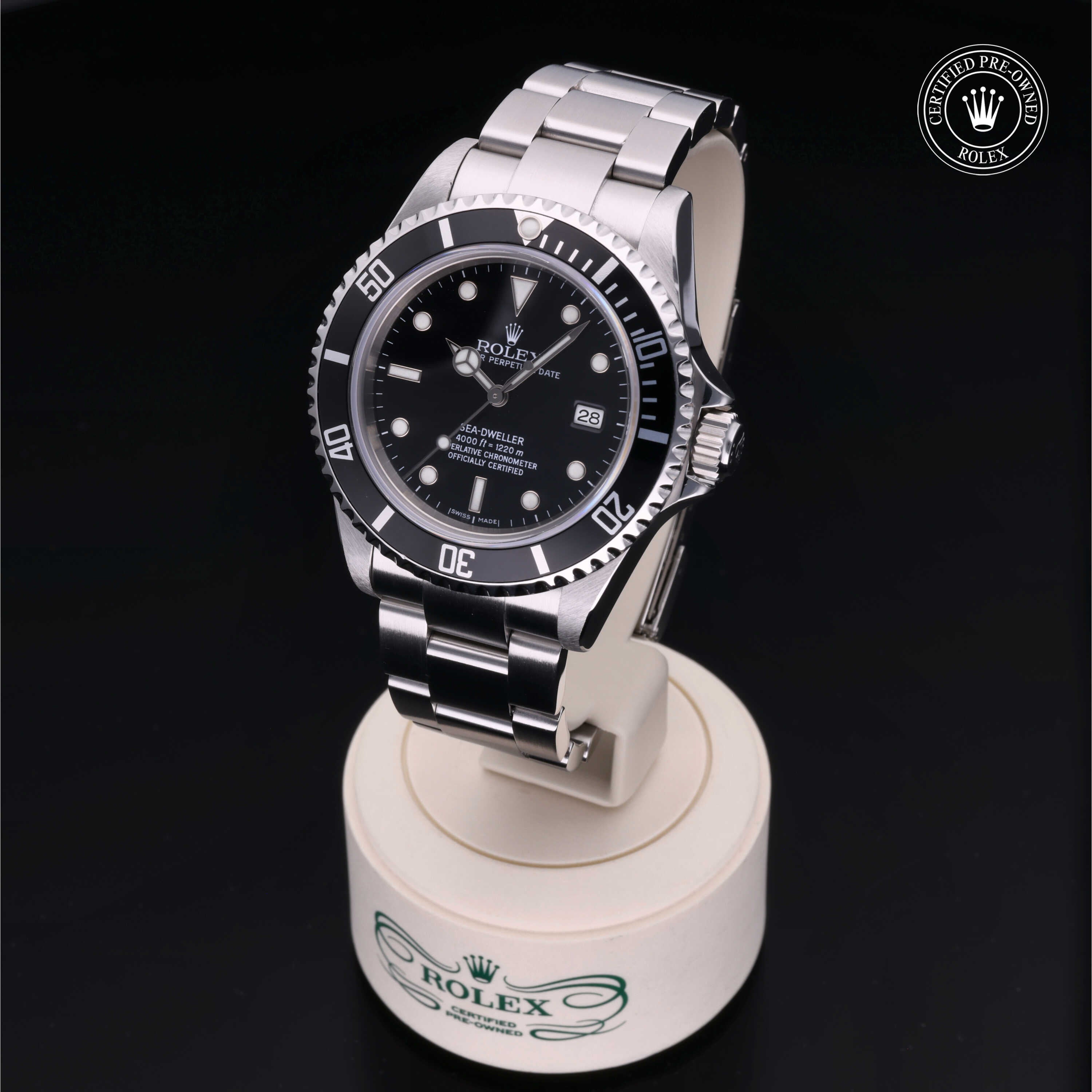 Rolex Certified Pre-Owned Sea-Dweller 40mm 16600 Z427508 - 360° view