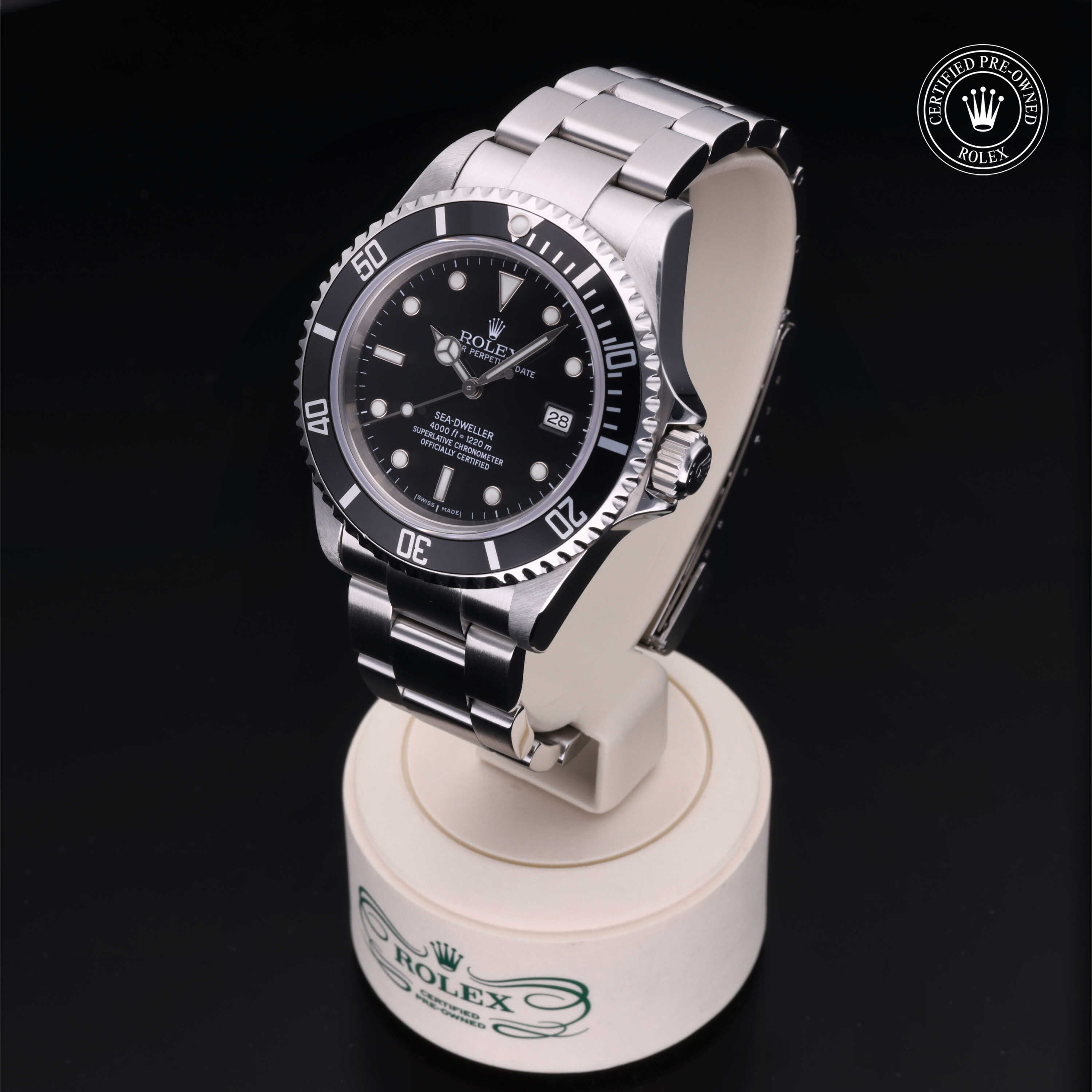 Rolex Certified Pre-Owned Sea-Dweller 40mm 16600 Z427508 - 360° view