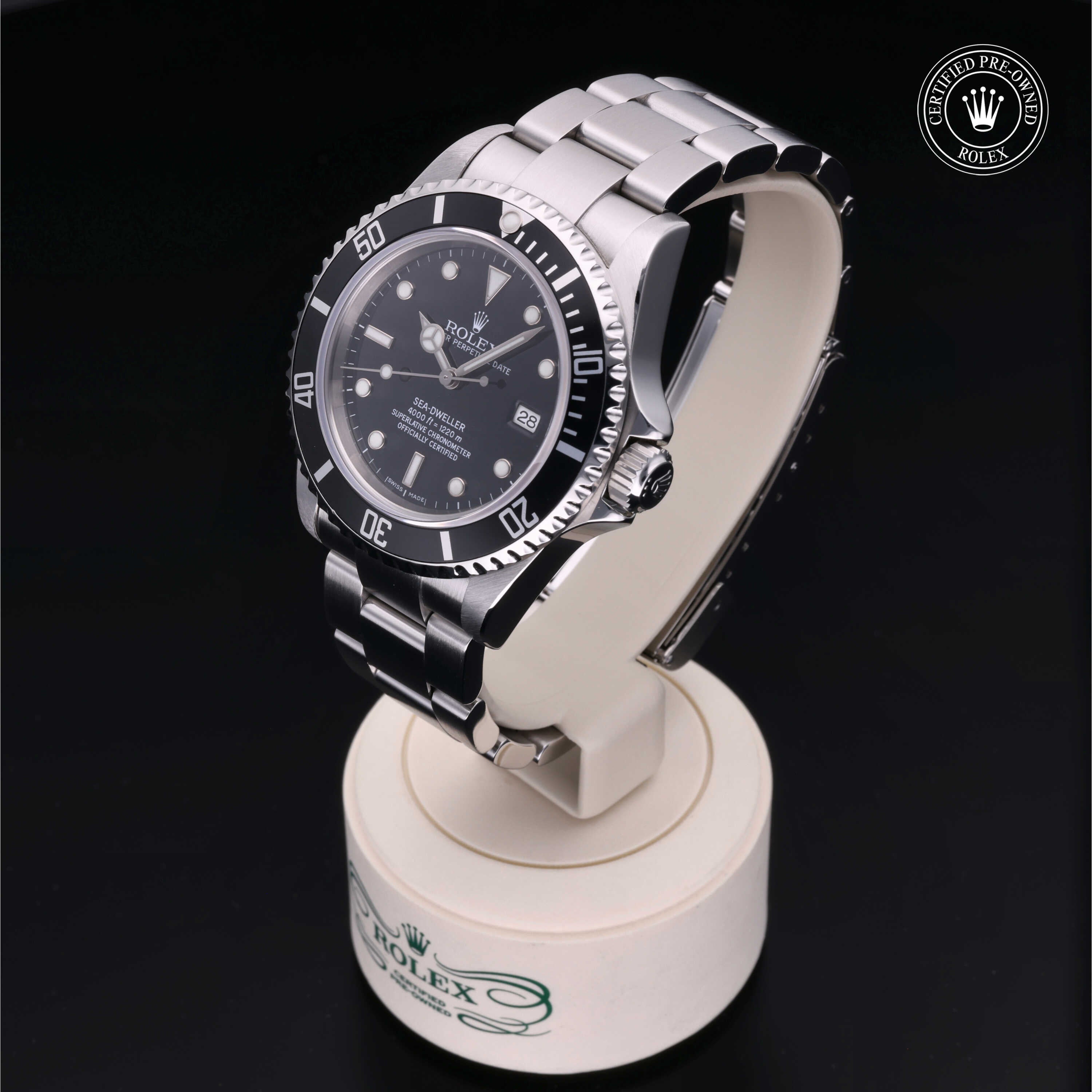 Rolex Certified Pre-Owned Sea-Dweller 40mm 16600 Z427508 - 360° view