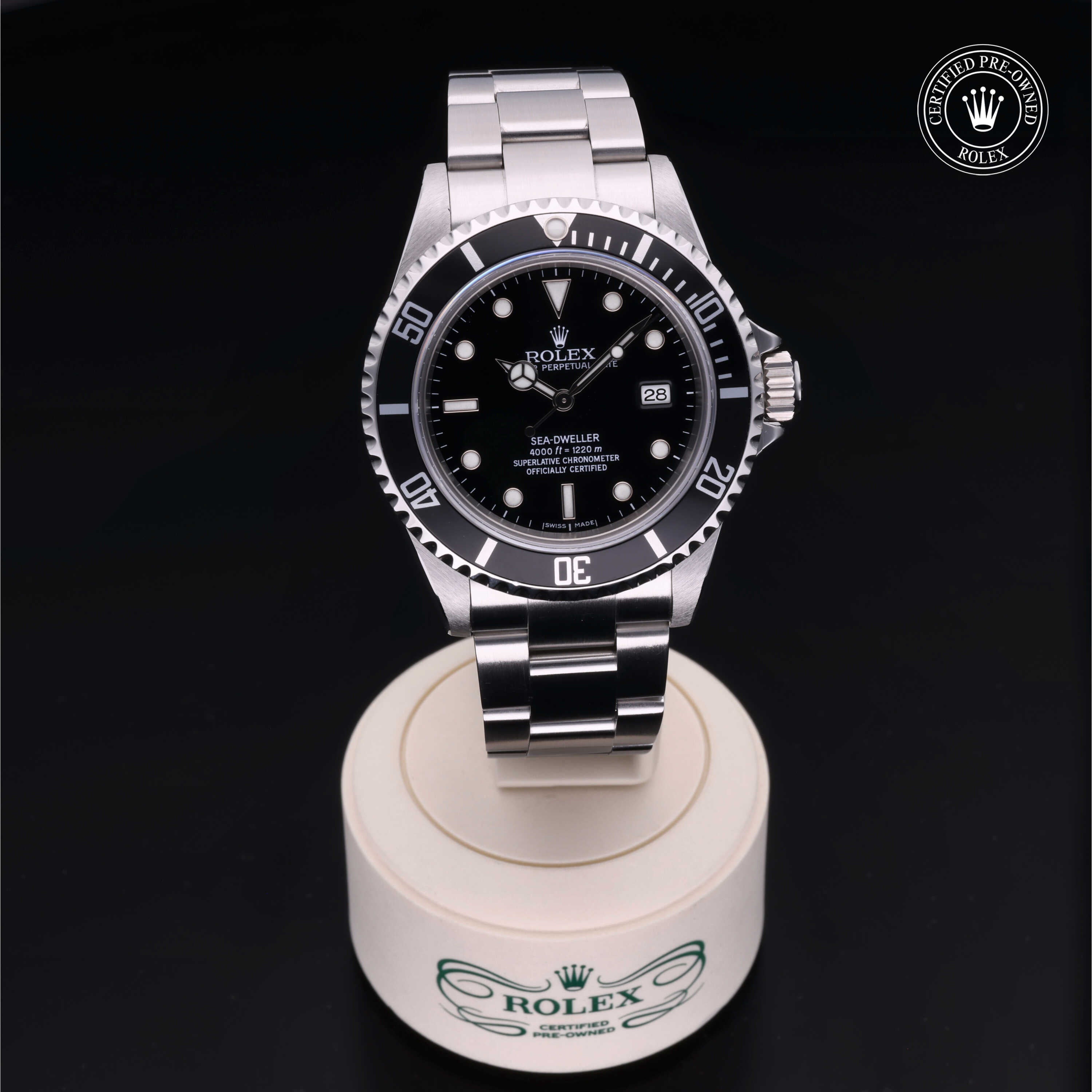 Rolex Certified Pre-Owned Sea-Dweller 40mm 16600 Z427508 - 360° view