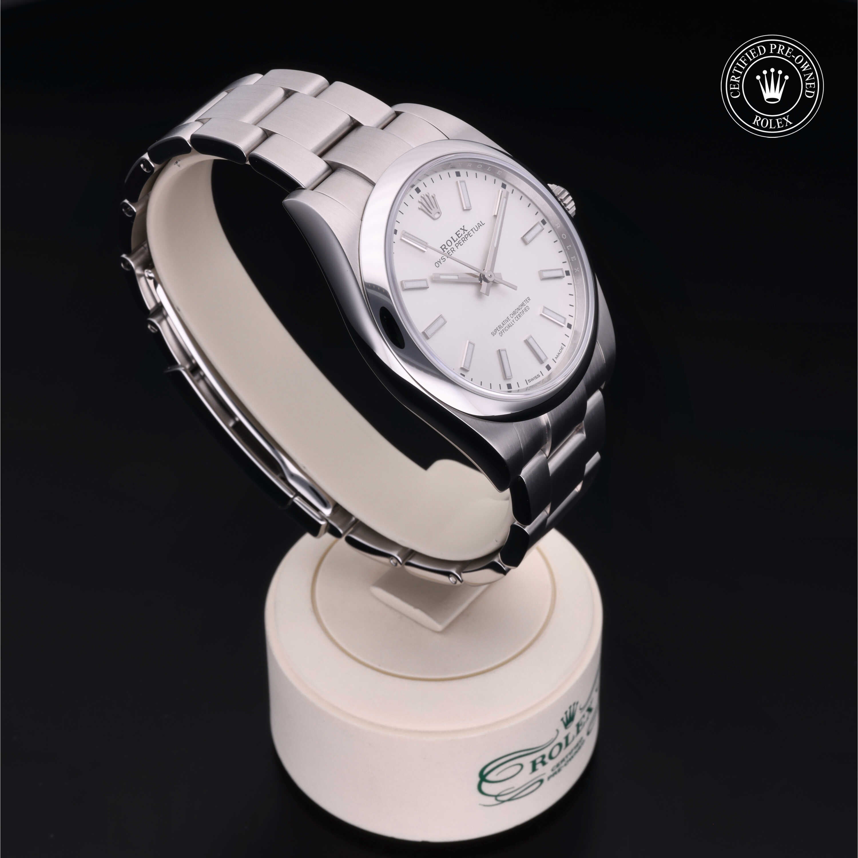 Rolex Certified Pre-Owned Oyster Perpetual 39mm 114300 9010S4R9 - 360° view