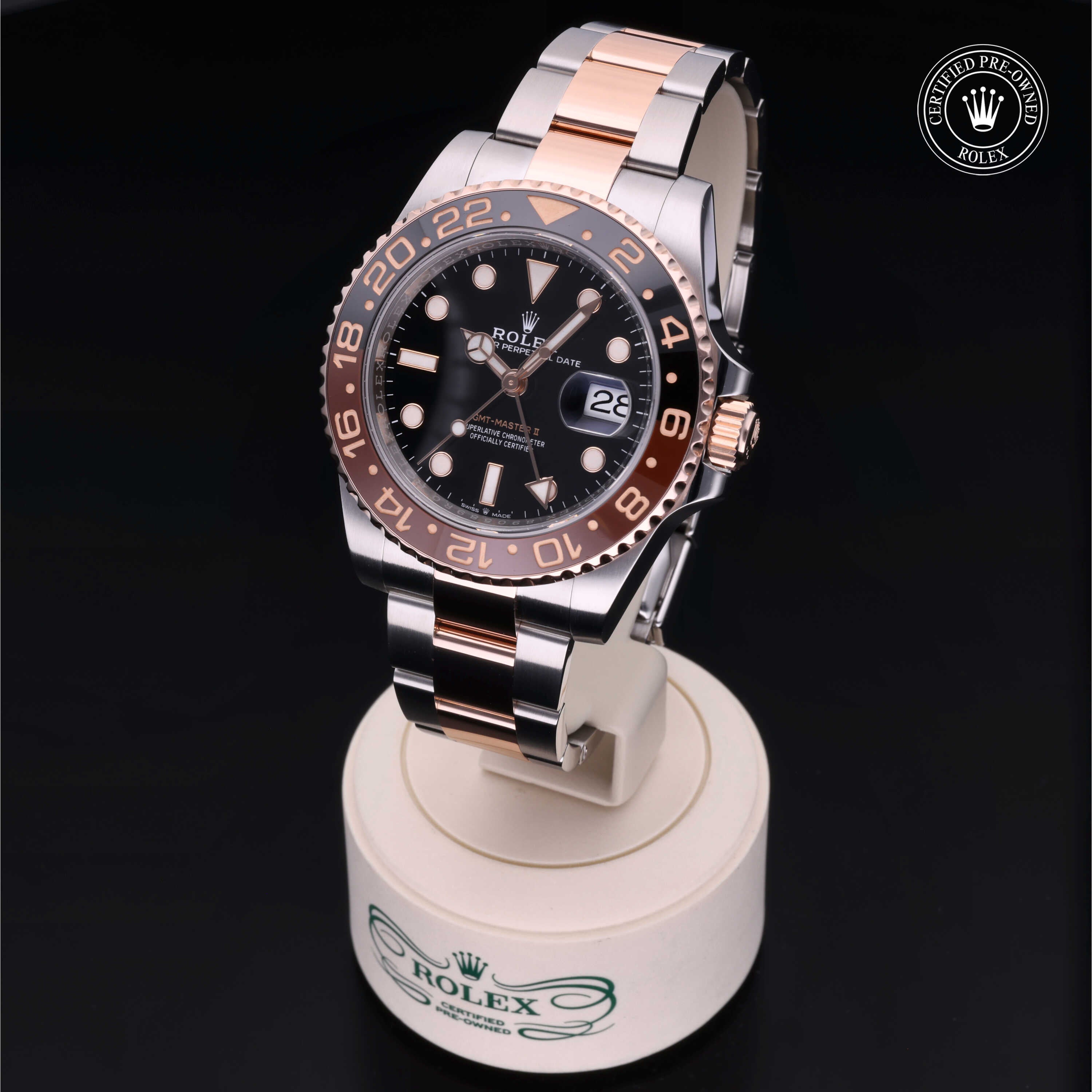Rolex Certified Pre-Owned GMT Master II 40mm 126711CHNR 890589R0 - 360° view