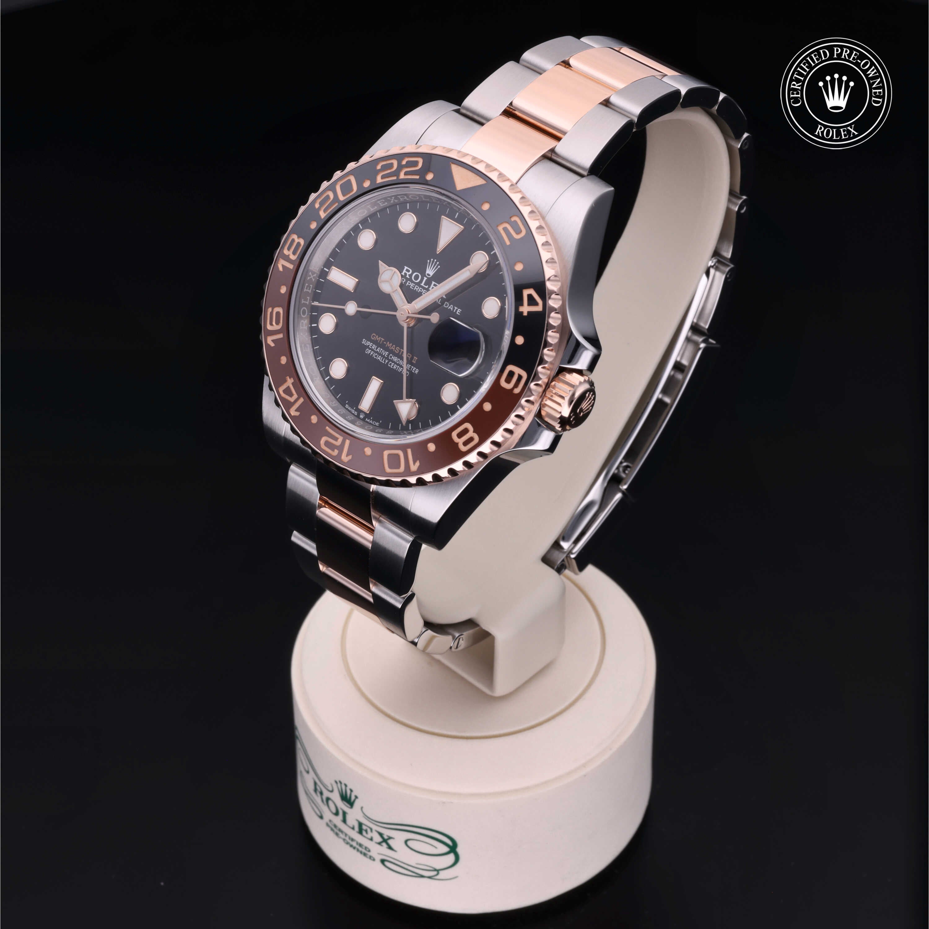 Rolex Certified Pre-Owned GMT Master II 40mm 126711CHNR 890589R0 - 360° view