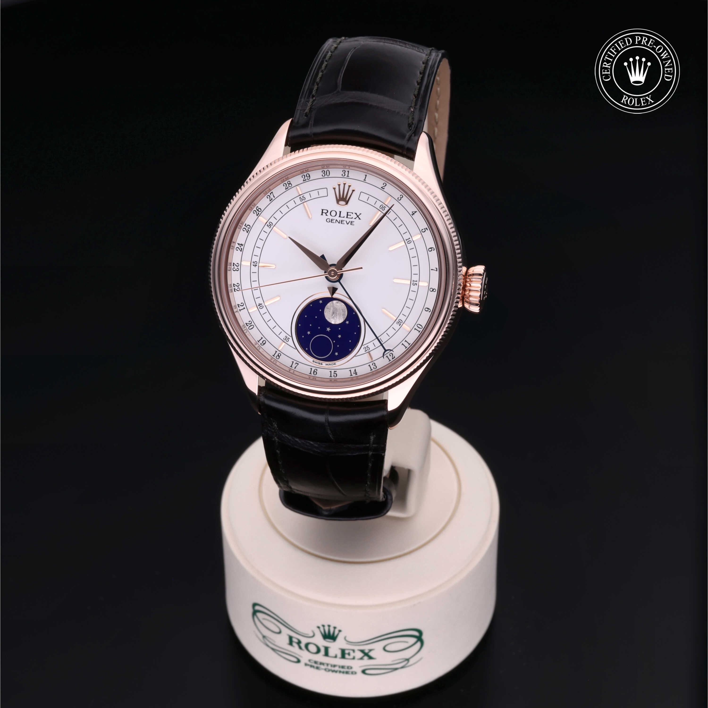 Rolex Certified Pre-Owned Cellini Moonphase 39mm 50535 55J367R2 - 360° view