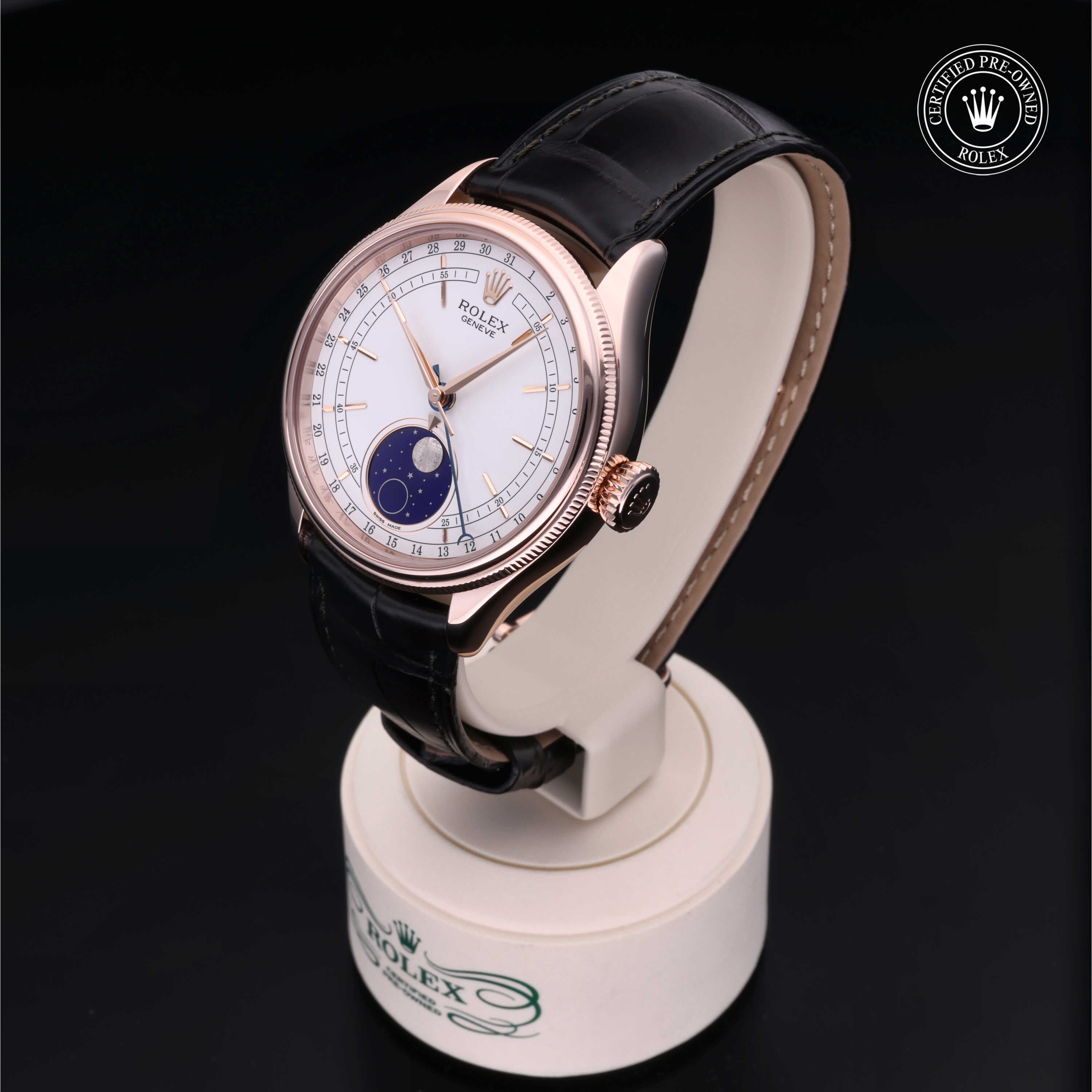 Rolex Certified Pre-Owned Cellini Moonphase 39mm 50535 55J367R2 - 360° view