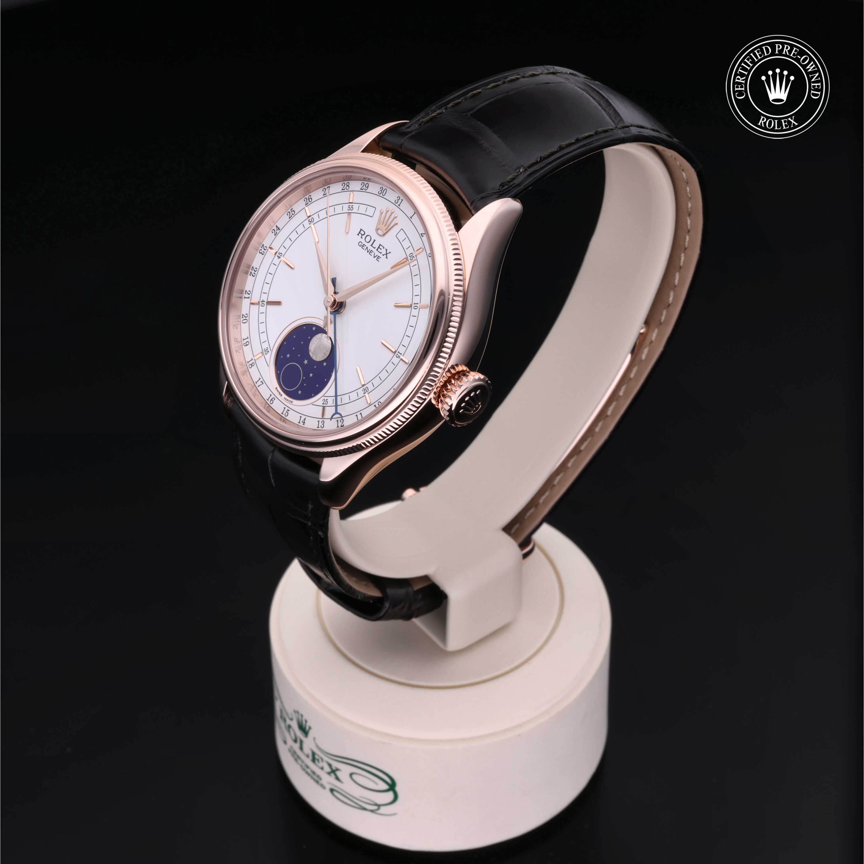 Rolex Certified Pre-Owned Cellini Moonphase 39mm 50535 55J367R2 - 360° view