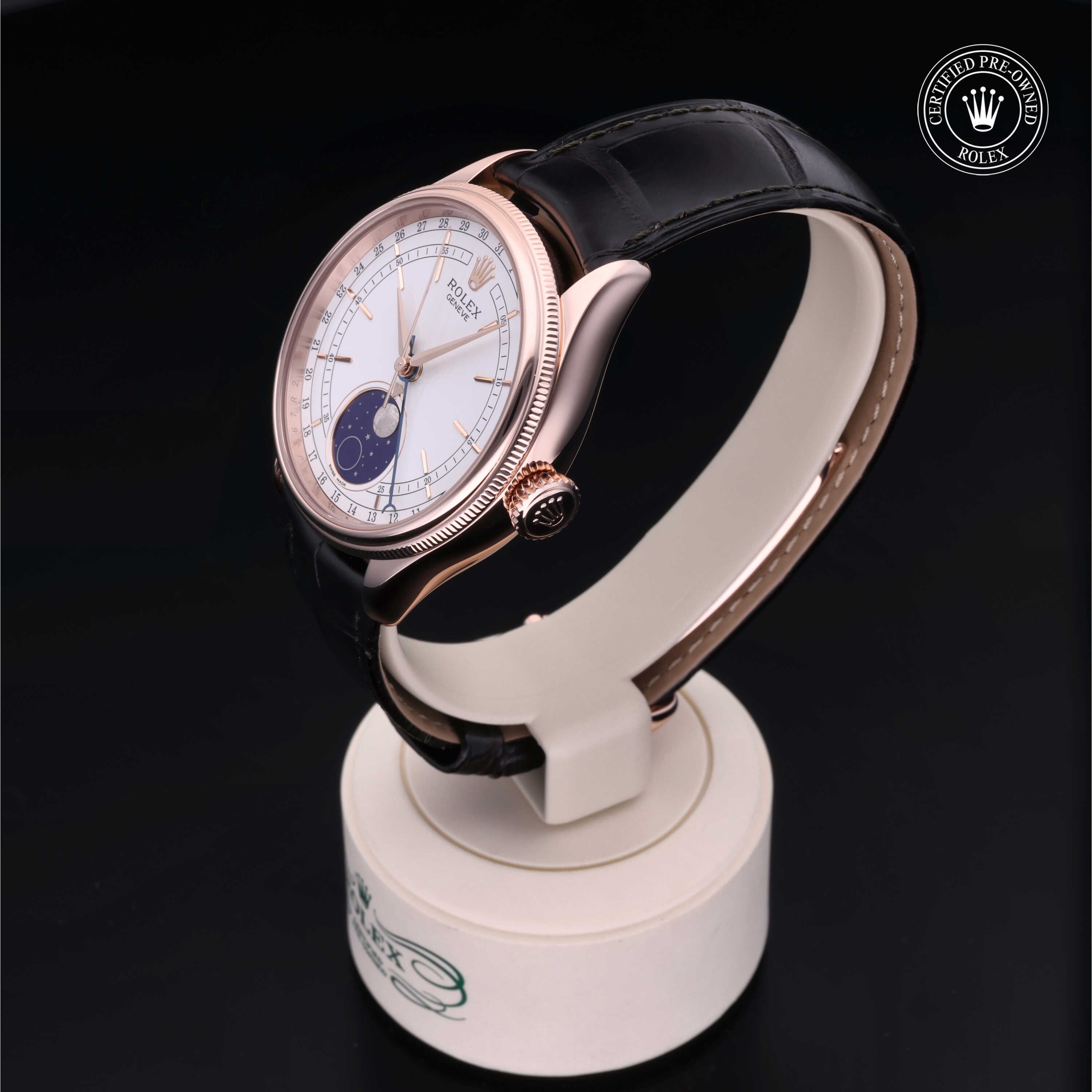 Rolex Certified Pre-Owned Cellini Moonphase 39mm 50535 55J367R2 - 360° view