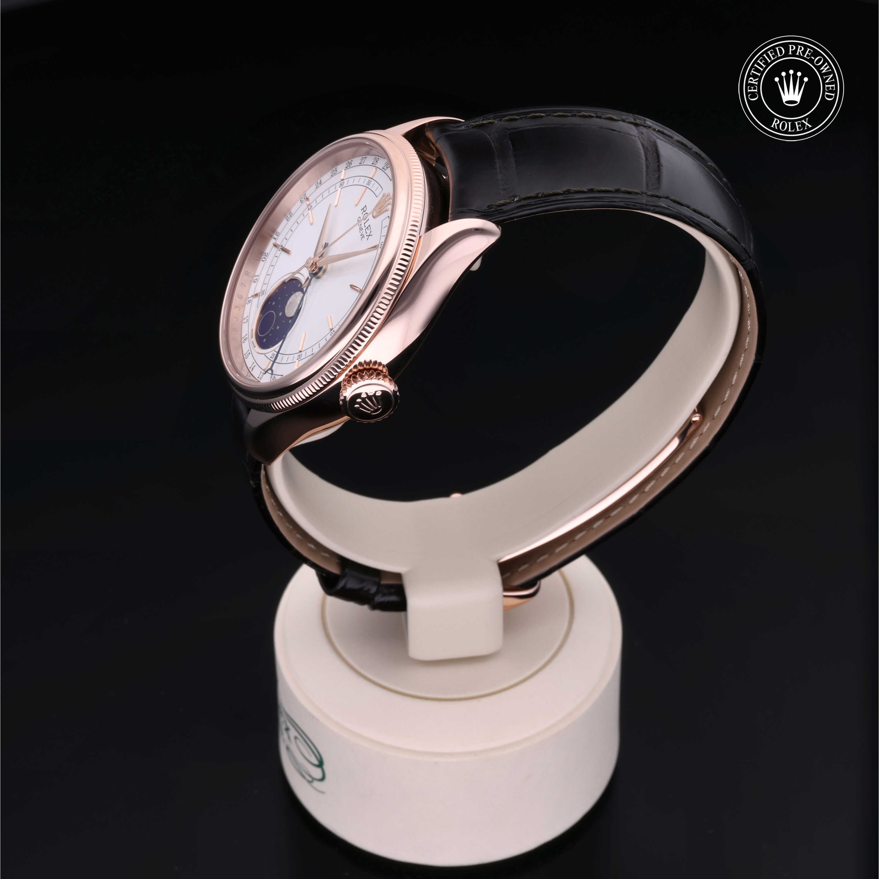 Rolex Certified Pre-Owned Cellini Moonphase 39mm 50535 55J367R2 - 360° view