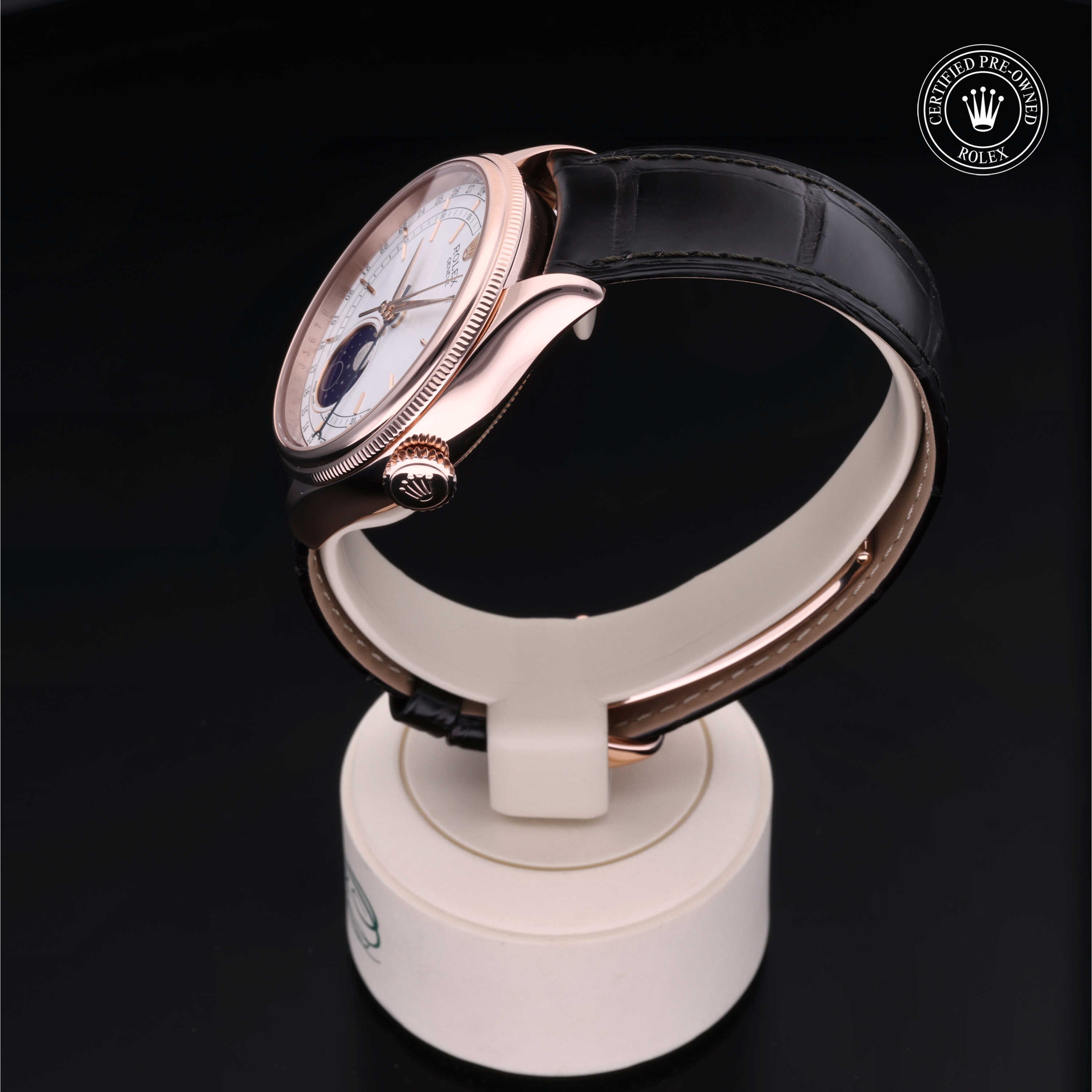 Rolex Certified Pre-Owned Cellini Moonphase 39mm 50535 55J367R2 - 360° view