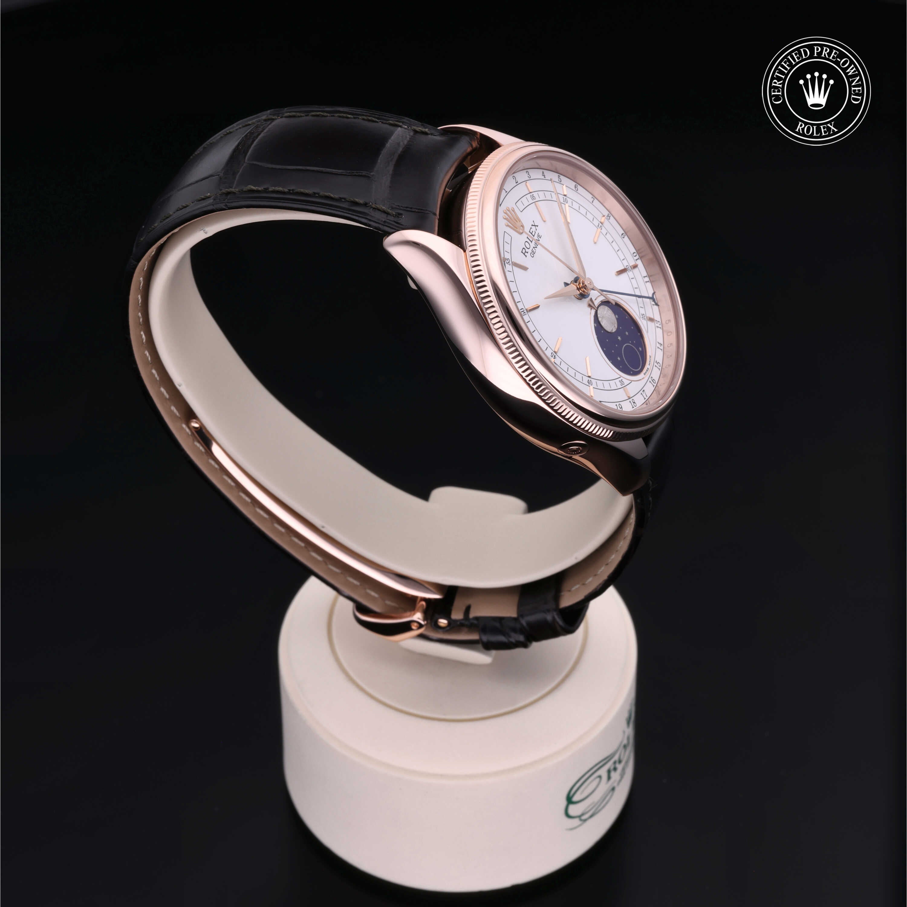 Rolex Certified Pre-Owned Cellini Moonphase 39mm 50535 55J367R2 - 360° view
