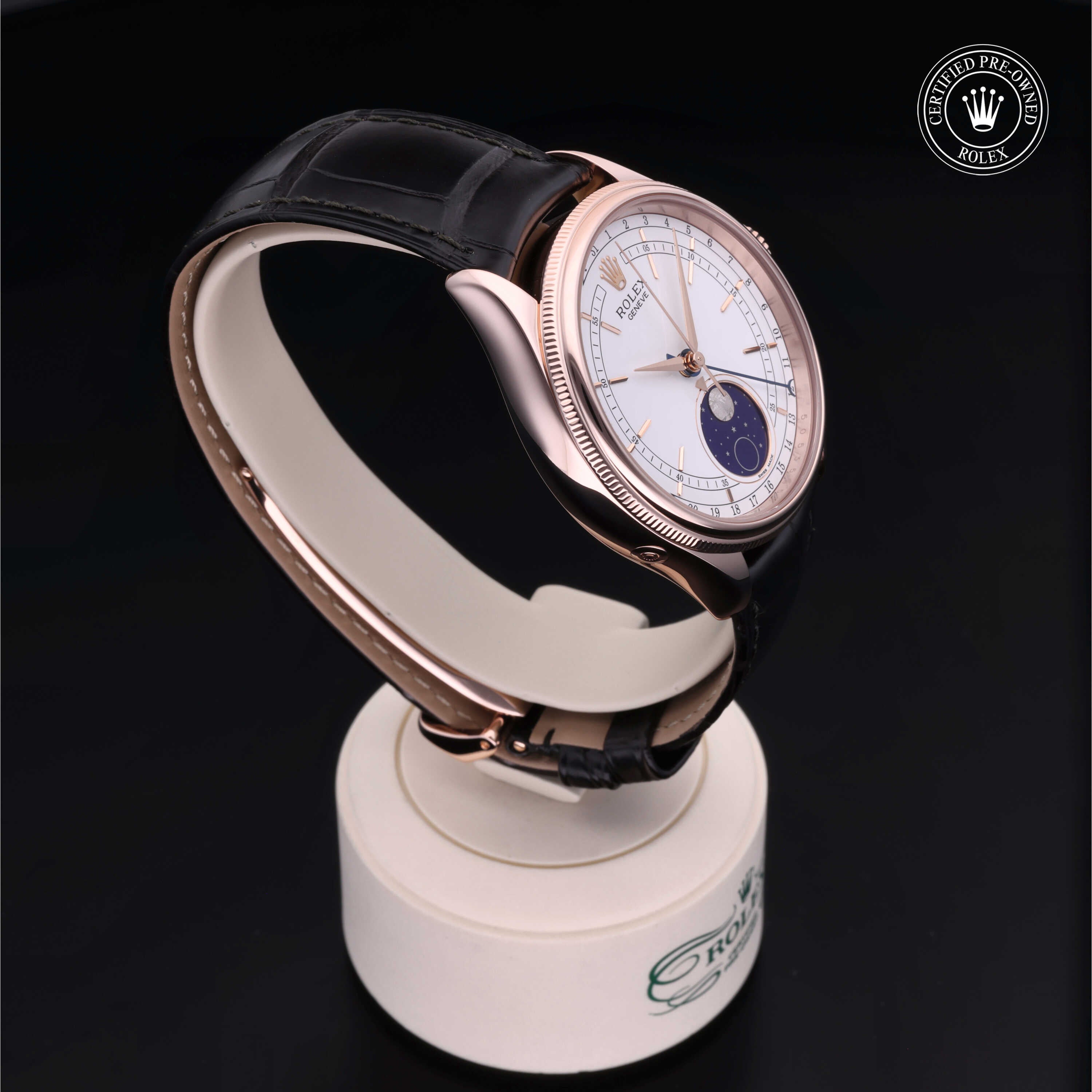 Rolex Certified Pre-Owned Cellini Moonphase 39mm 50535 55J367R2 - 360° view