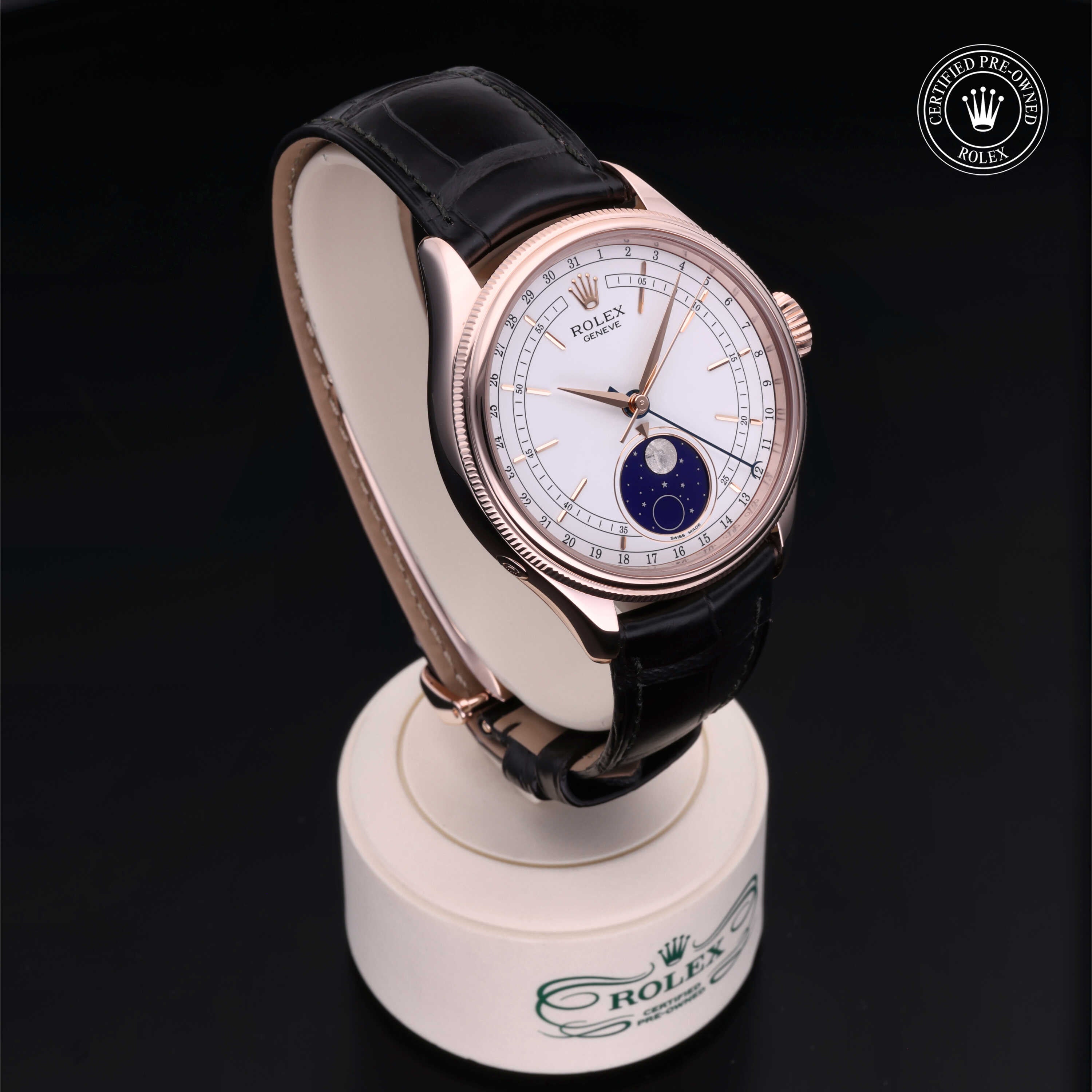 Rolex Certified Pre-Owned Cellini Moonphase 39mm 50535 55J367R2 - 360° view