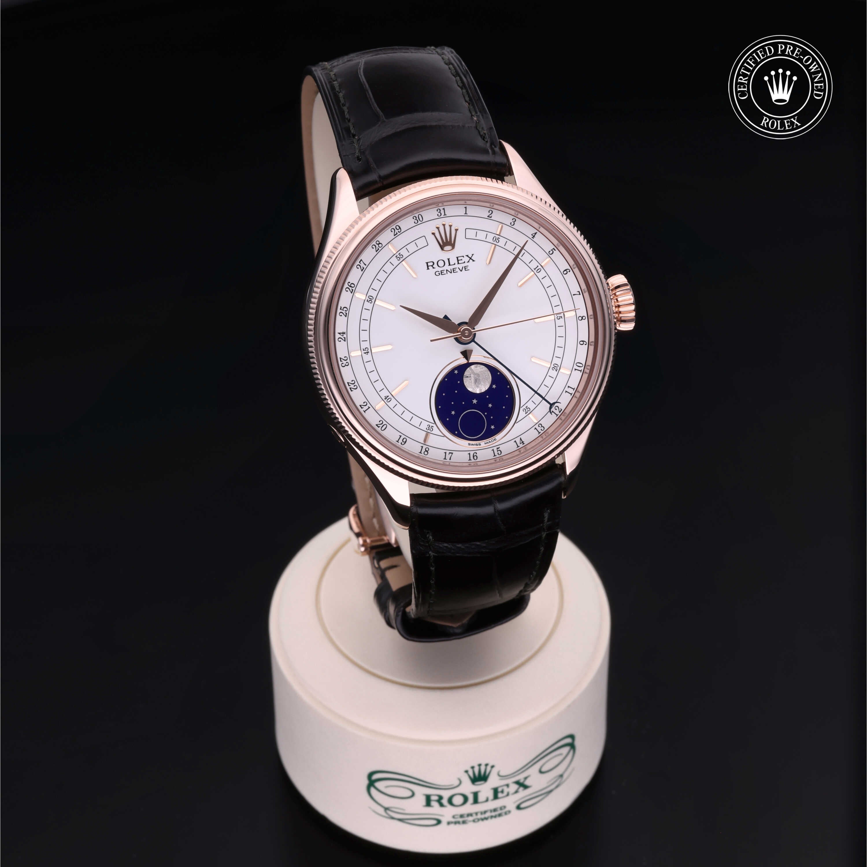 Rolex Certified Pre-Owned Cellini Moonphase 39mm 50535 55J367R2 - 360° view
