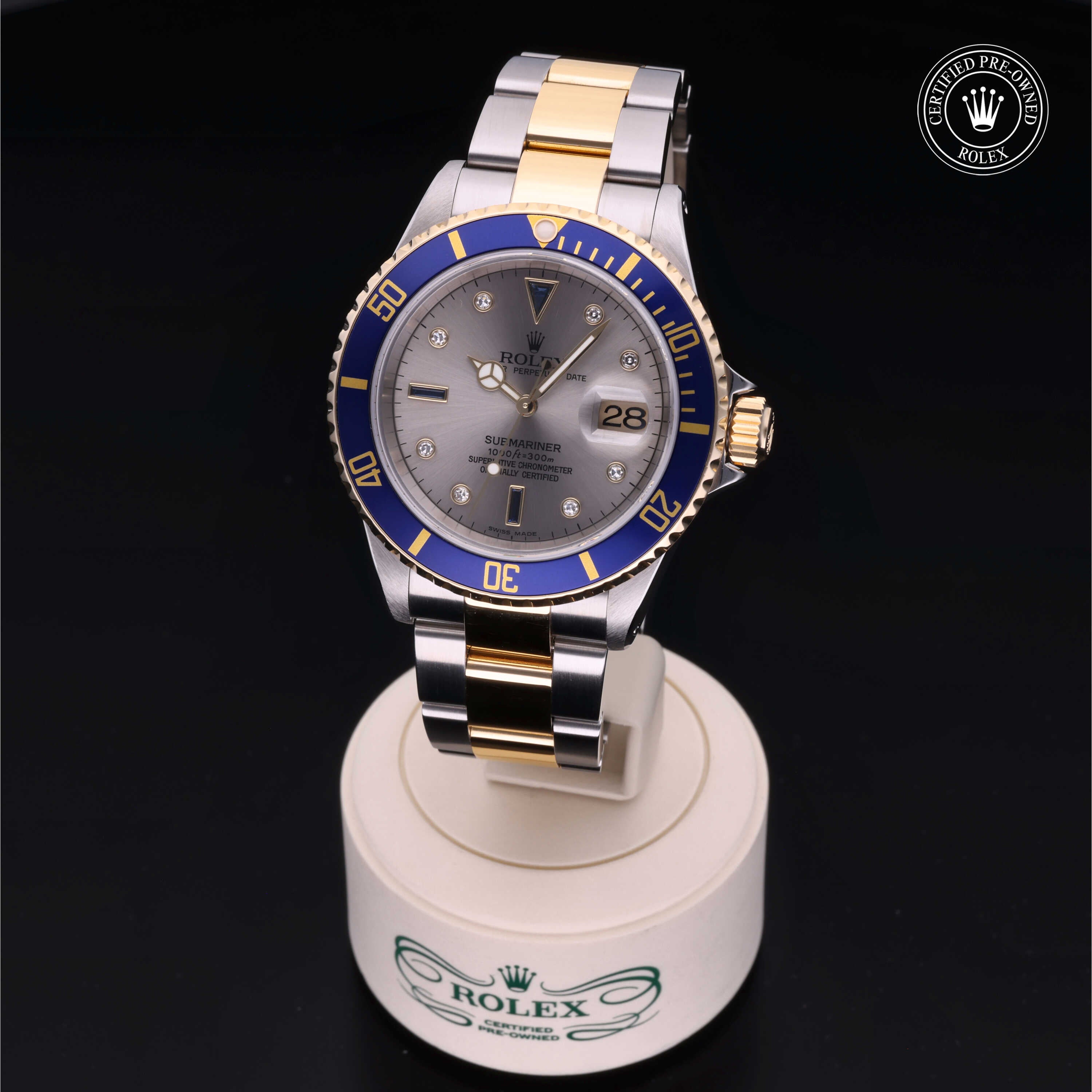 Rolex Certified Pre-Owned Submariner Date 40mm 16613 P947598 - 360° view
