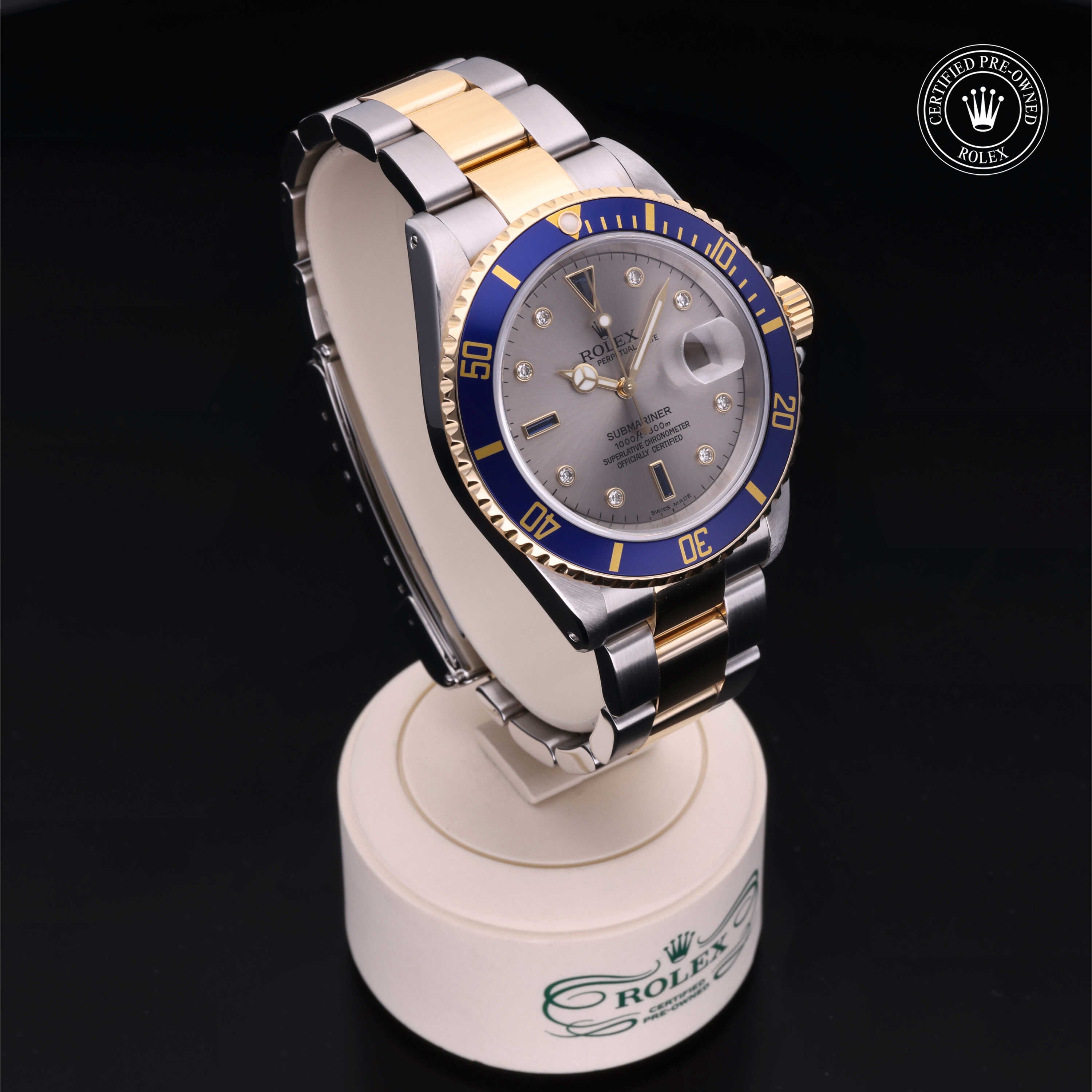 Rolex Certified Pre-Owned Submariner Date 40mm 16613 P947598 - 360° view