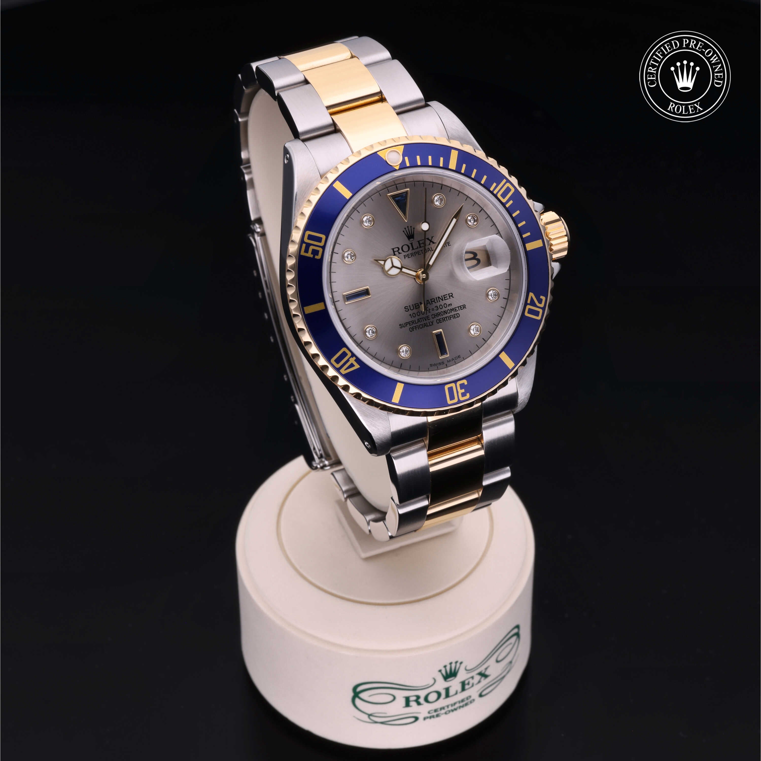 Rolex Certified Pre-Owned Submariner Date 40mm 16613 P947598 - 360° view