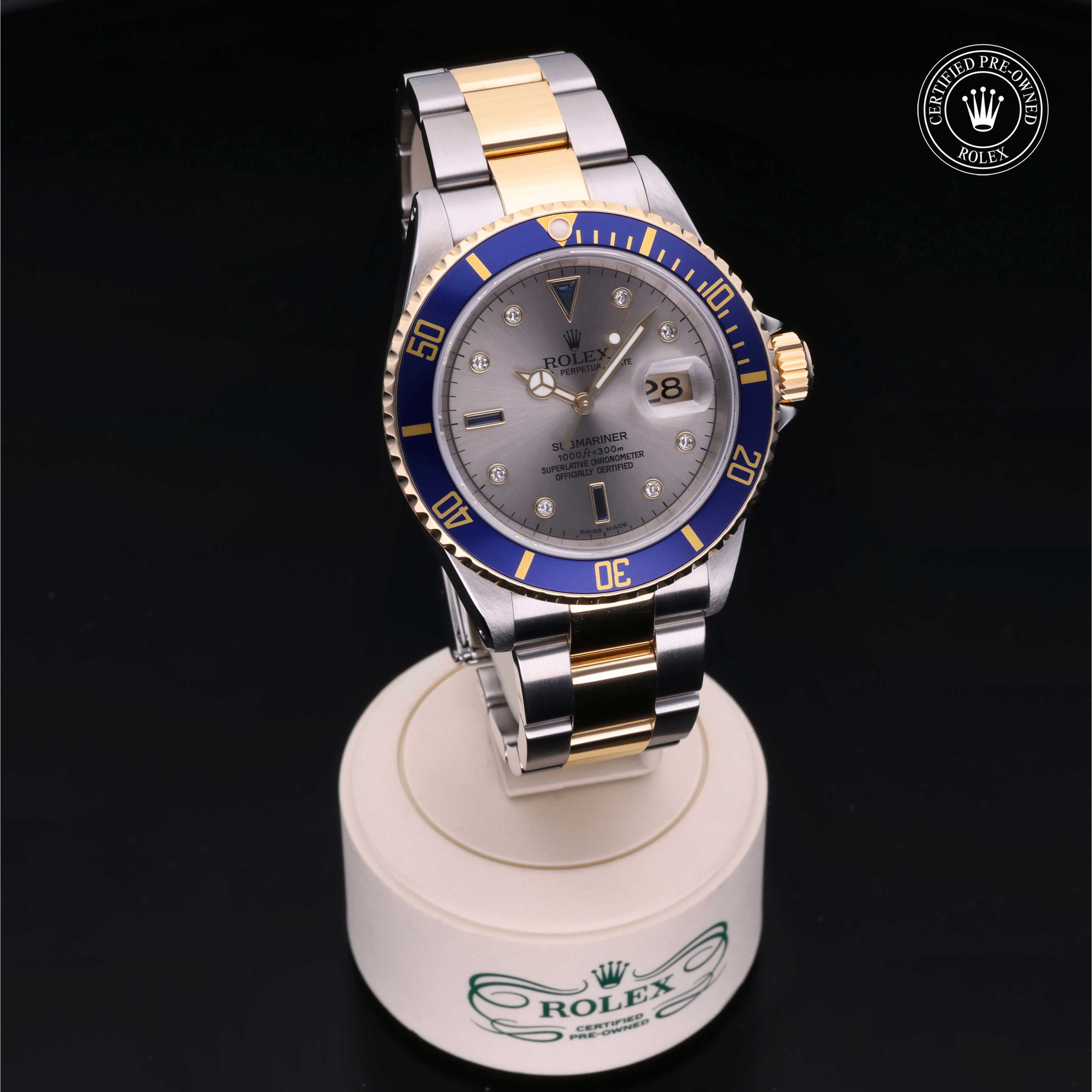 Rolex Certified Pre-Owned Submariner Date 40mm 16613 P947598 - 360° view