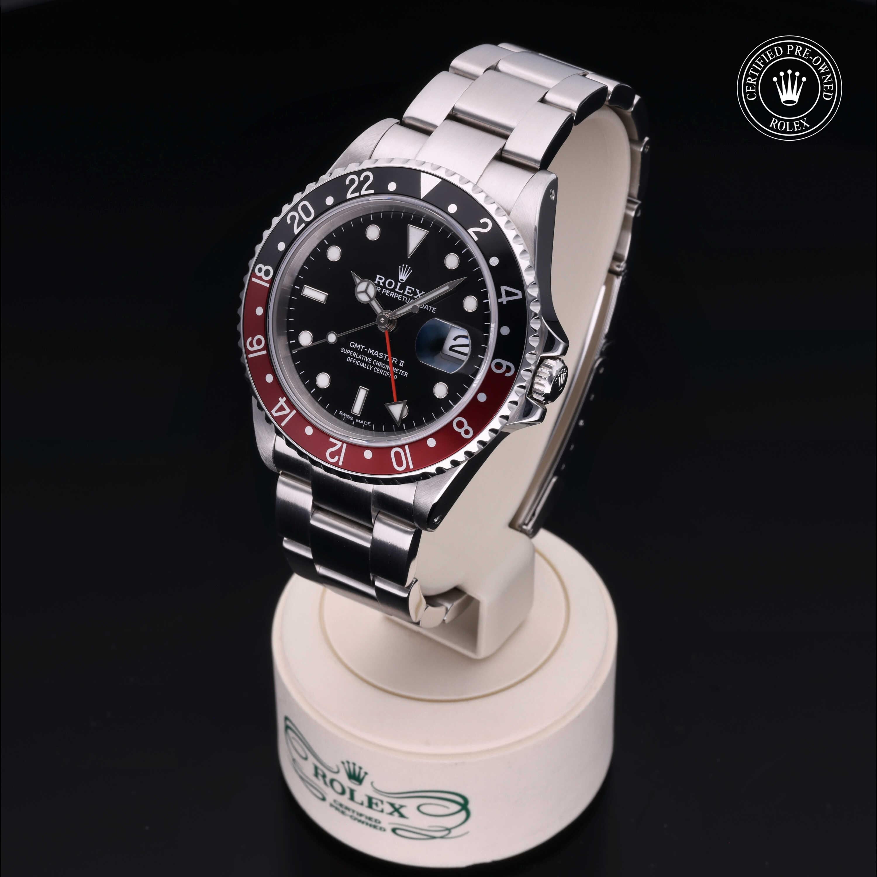 Rolex Certified Pre-Owned GMT Master II 40mm 16710 A150082 - 360° view