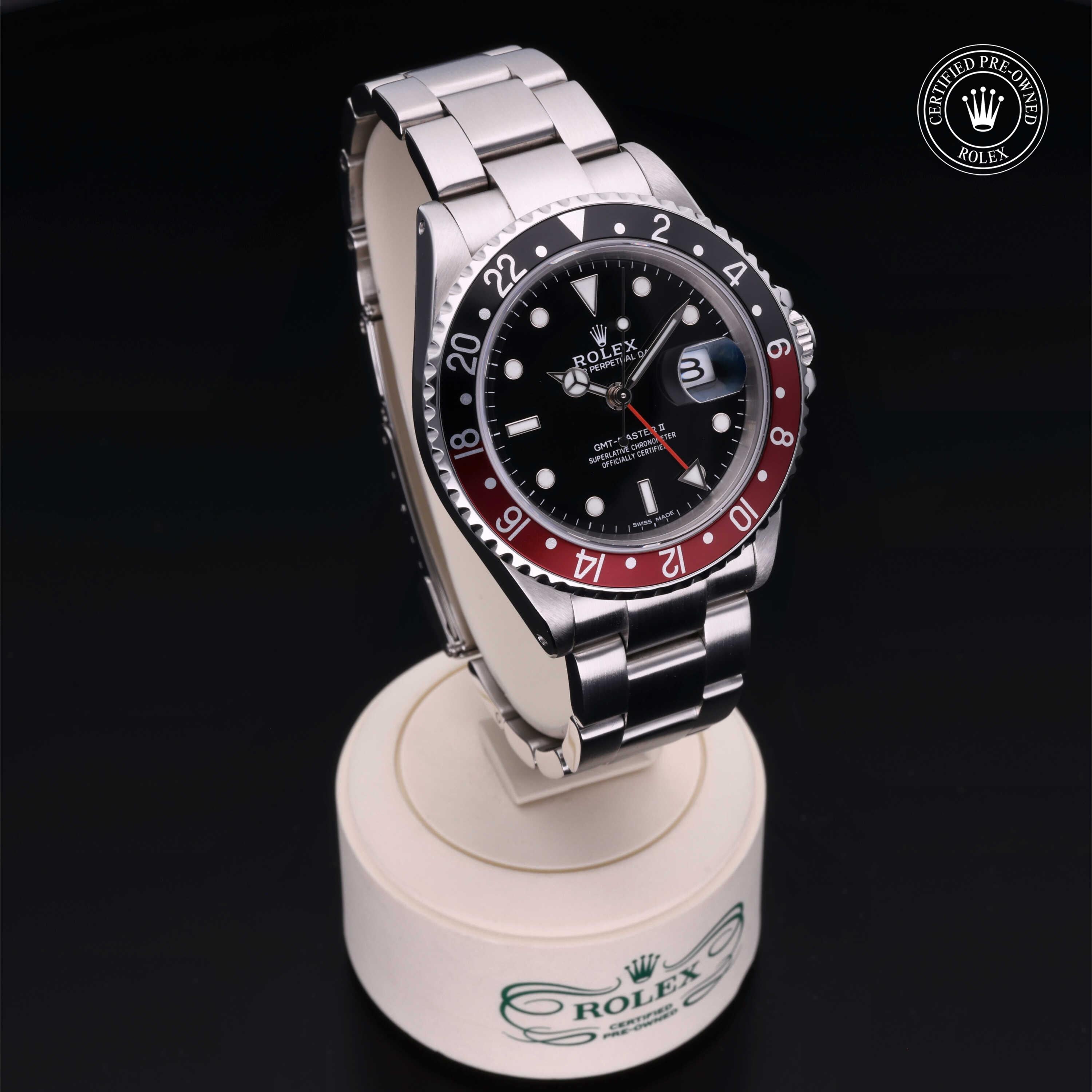 Rolex Certified Pre-Owned GMT Master II 40mm 16710 A150082 - 360° view