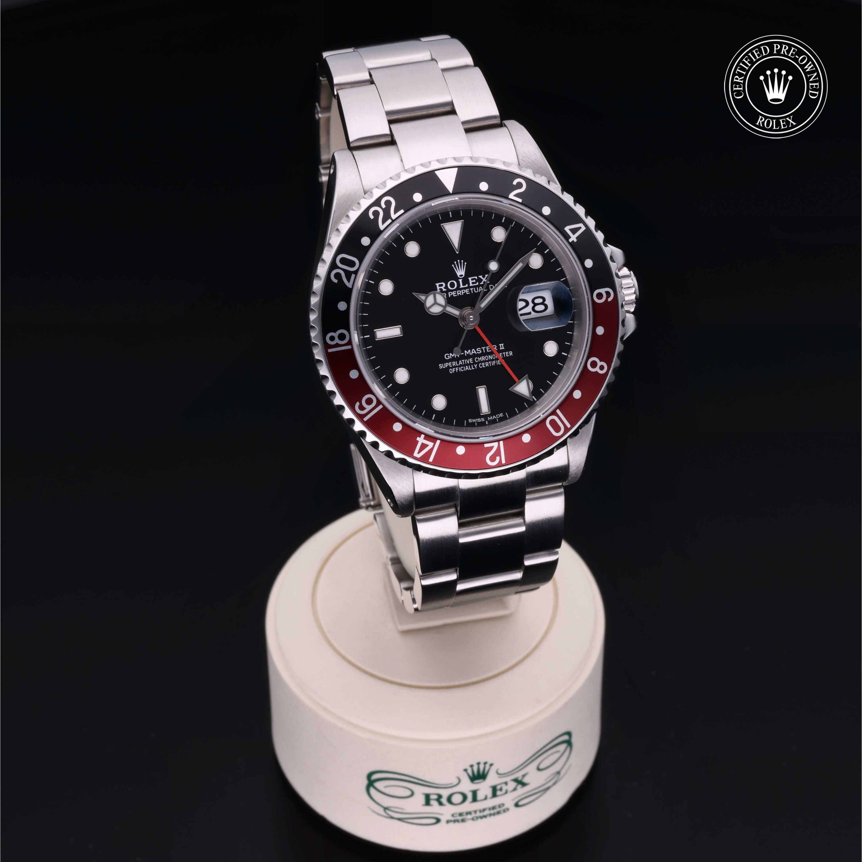 Rolex Certified Pre-Owned GMT Master II 40mm 16710 A150082 - 360° view