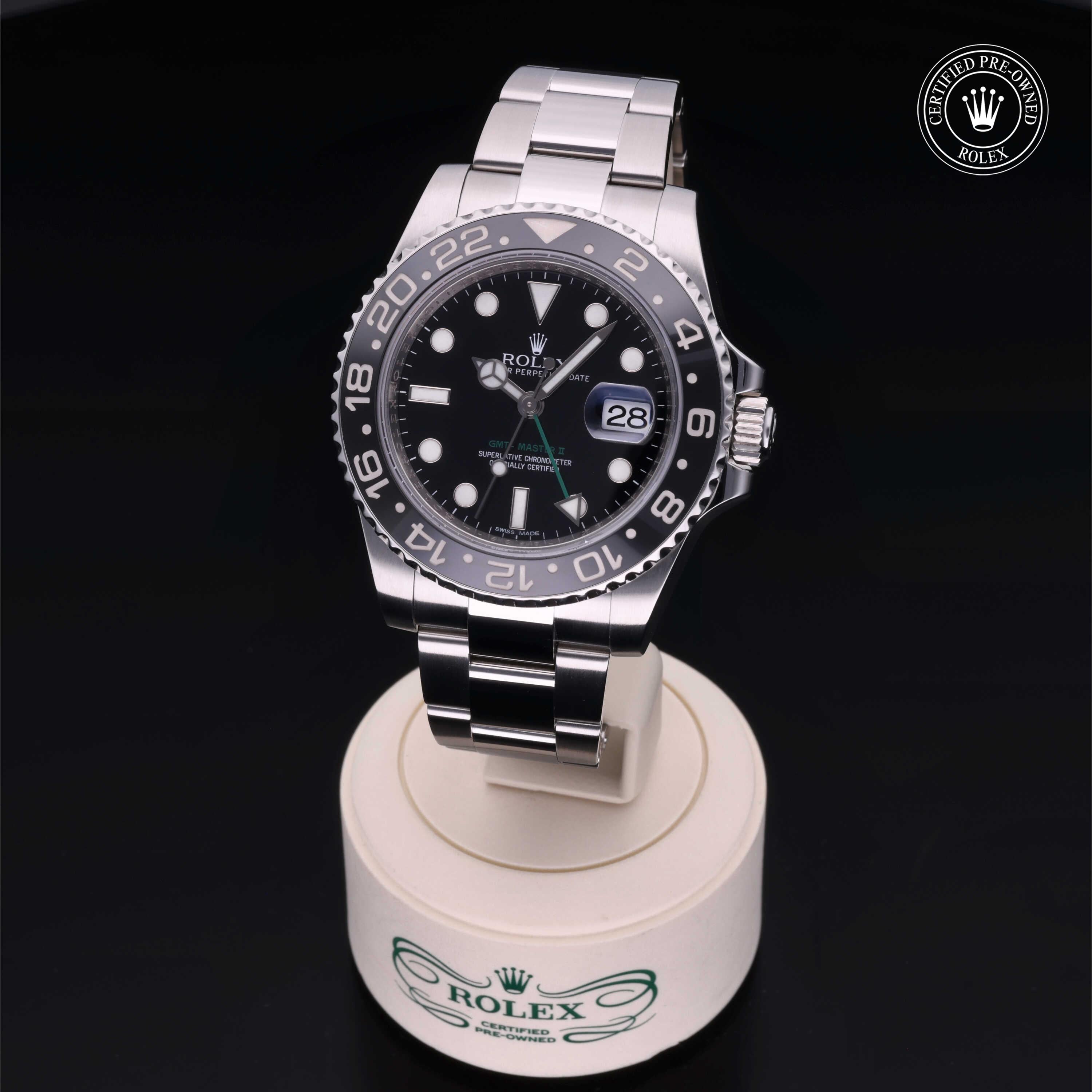 Rolex Certified Pre-Owned GMT Master II 40mm 116710LN 170988H4 - 360° view