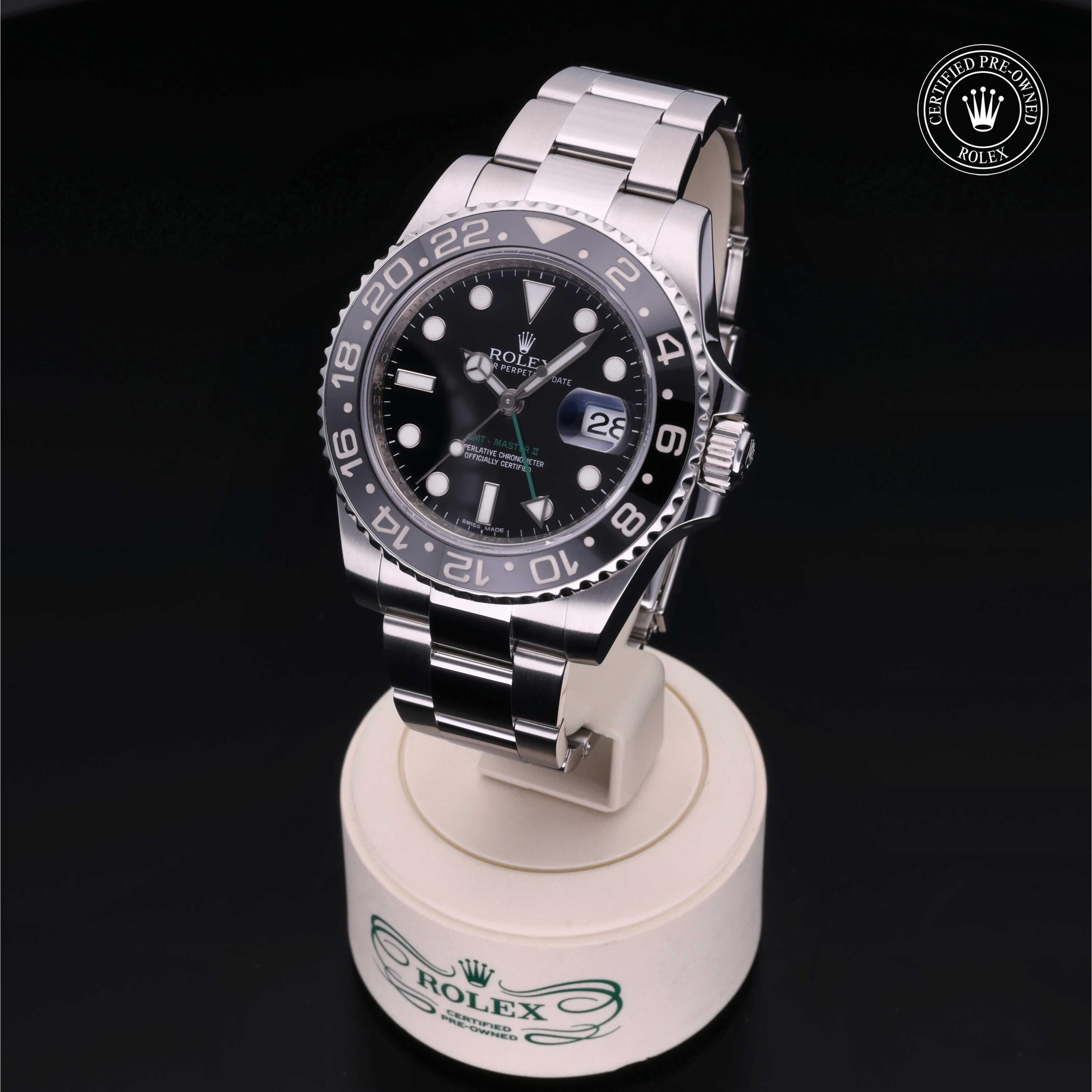Rolex Certified Pre-Owned GMT Master II 40mm 116710LN 170988H4 - 360° view
