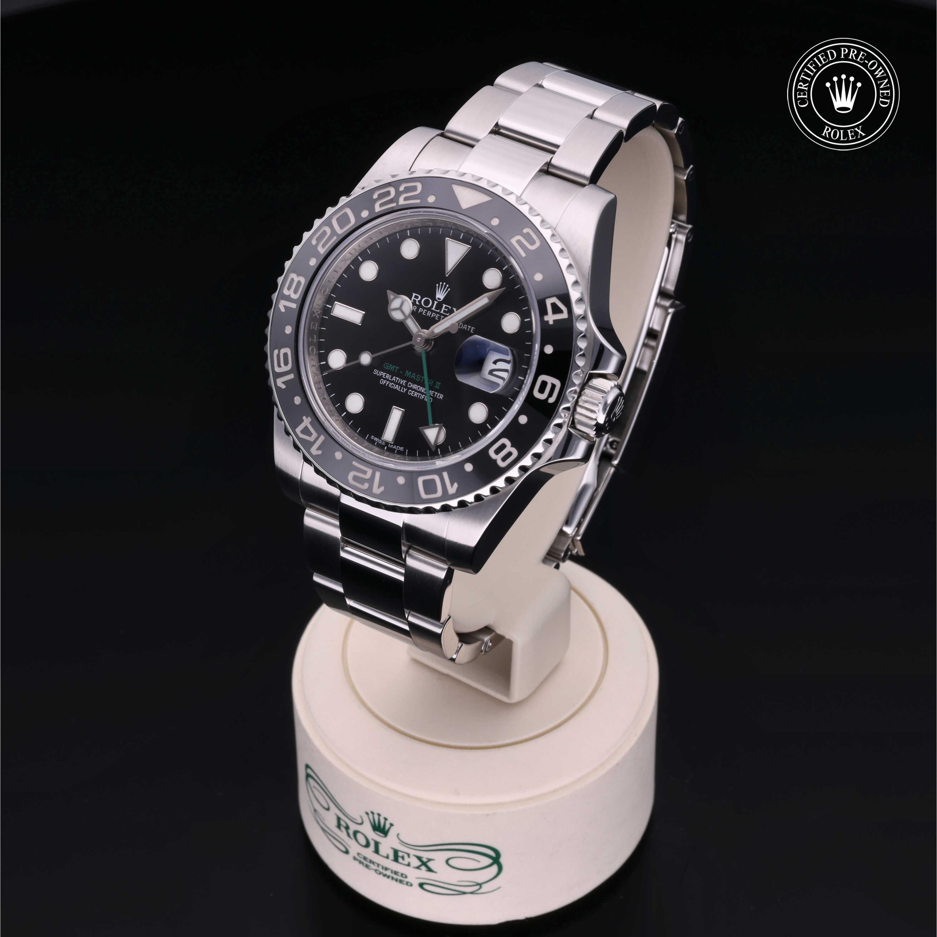 Rolex Certified Pre-Owned GMT Master II 40mm 116710LN 170988H4 - 360° view