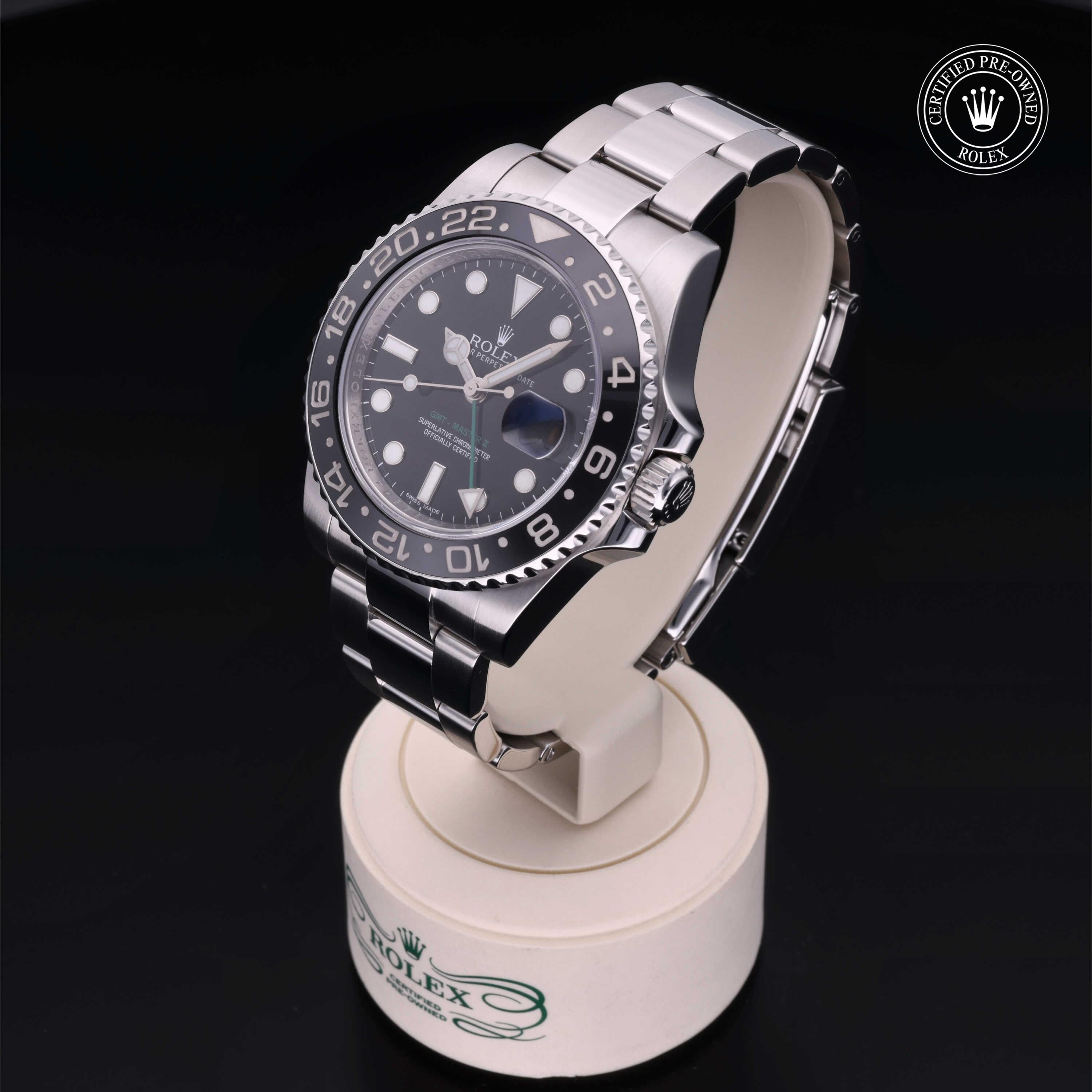 Rolex Certified Pre-Owned GMT Master II 40mm 116710LN 170988H4 - 360° view