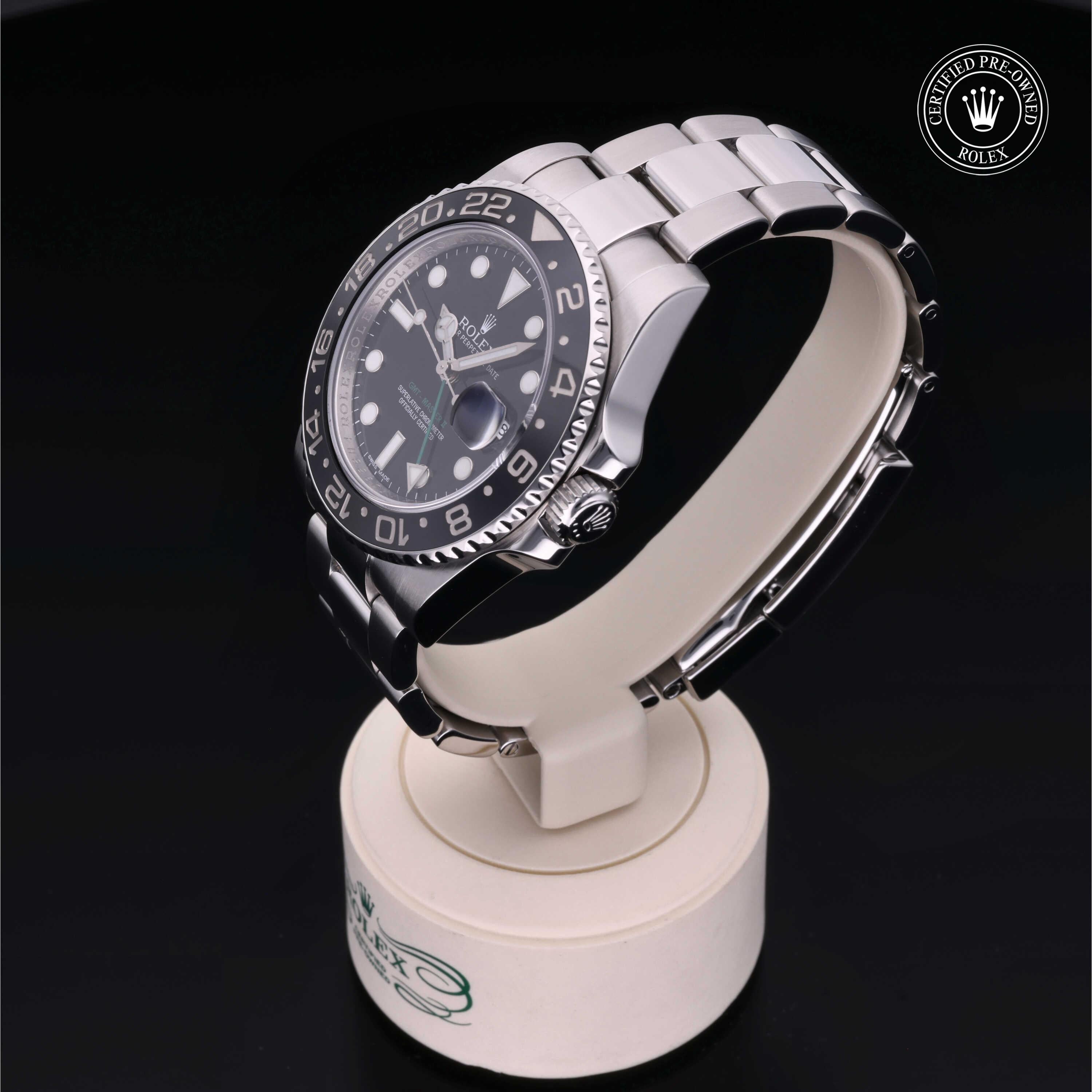 Rolex Certified Pre-Owned GMT Master II 40mm 116710LN 170988H4 - 360° view
