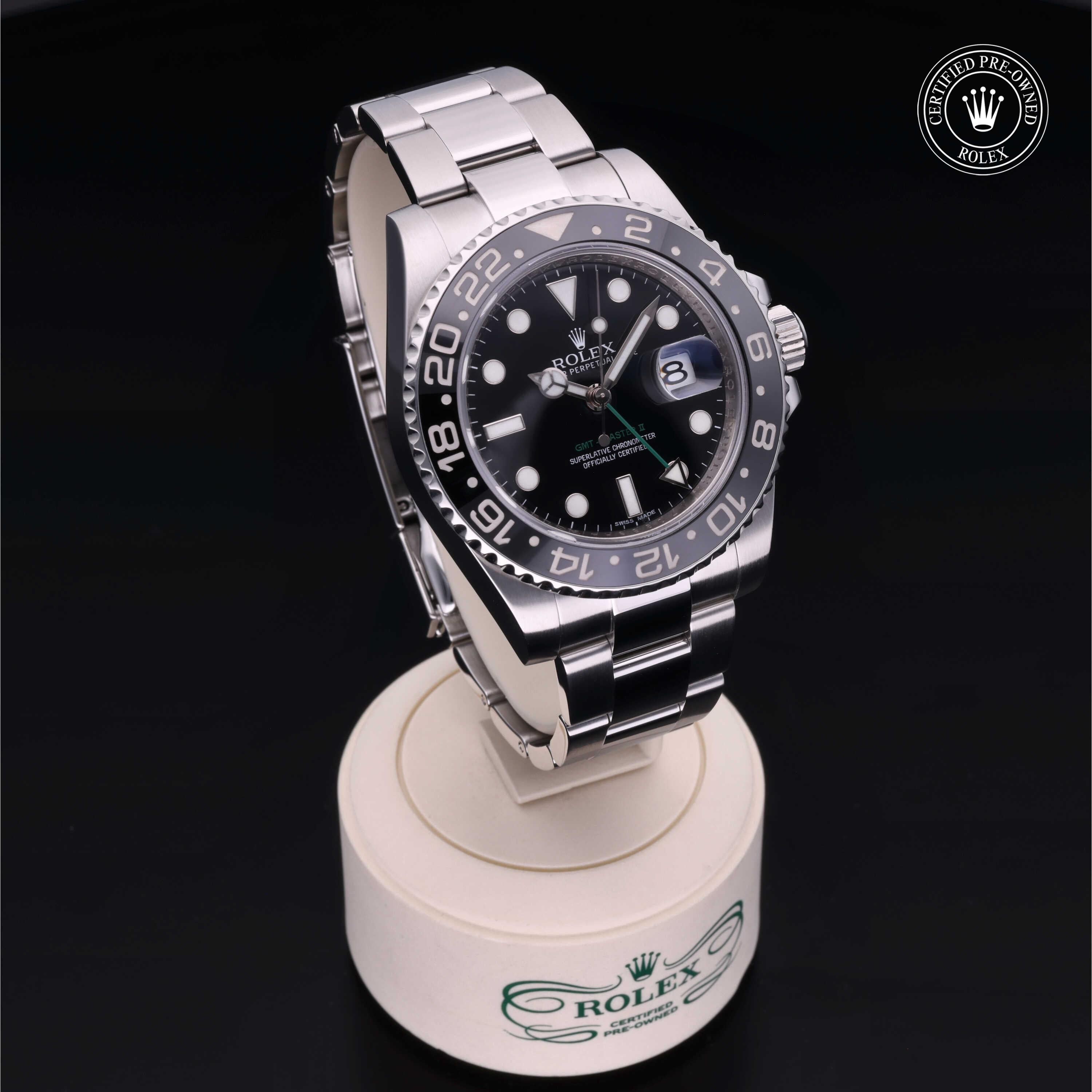 Rolex Certified Pre-Owned GMT Master II 40mm 116710LN 170988H4 - 360° view