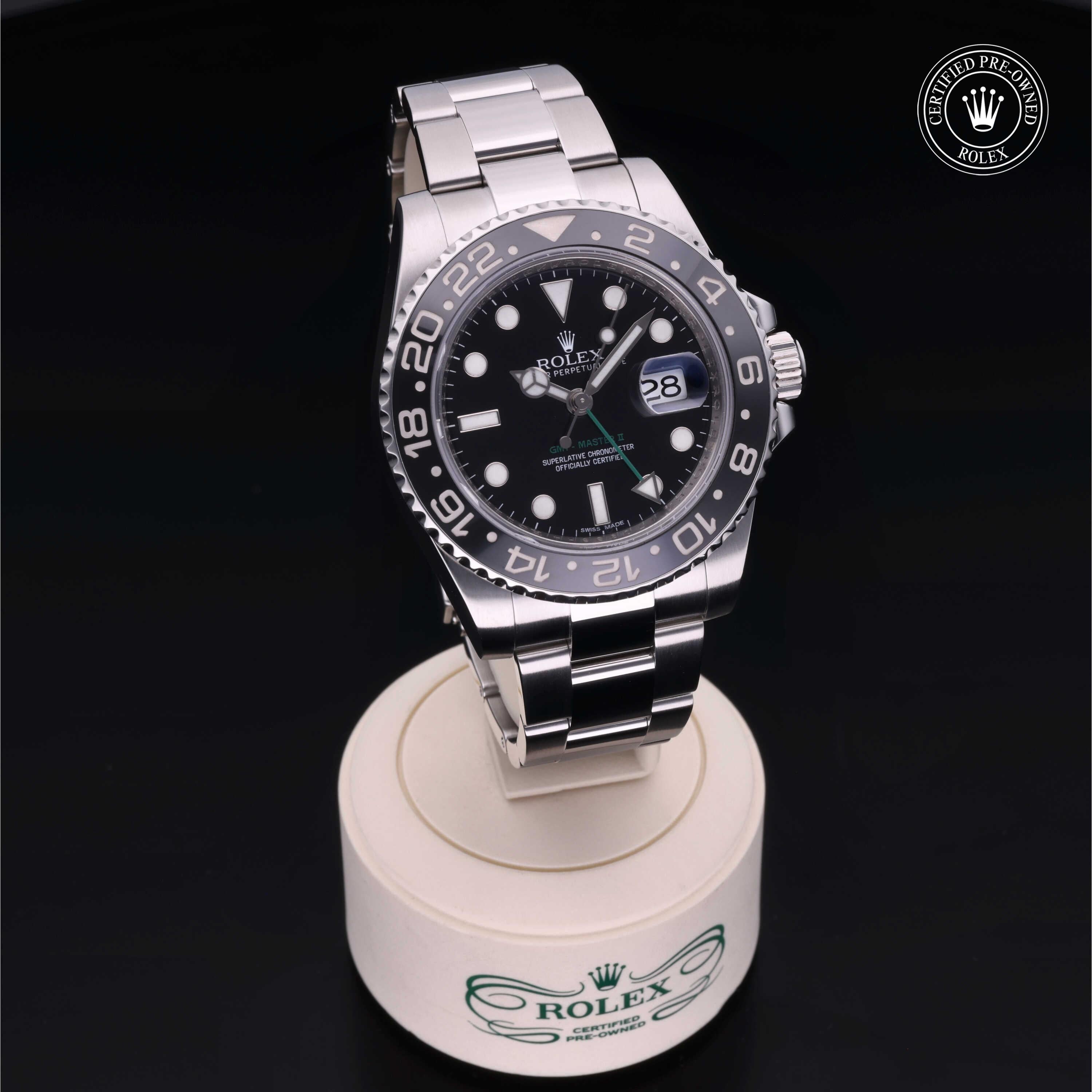 Rolex Certified Pre-Owned GMT Master II 40mm 116710LN 170988H4 - 360° view